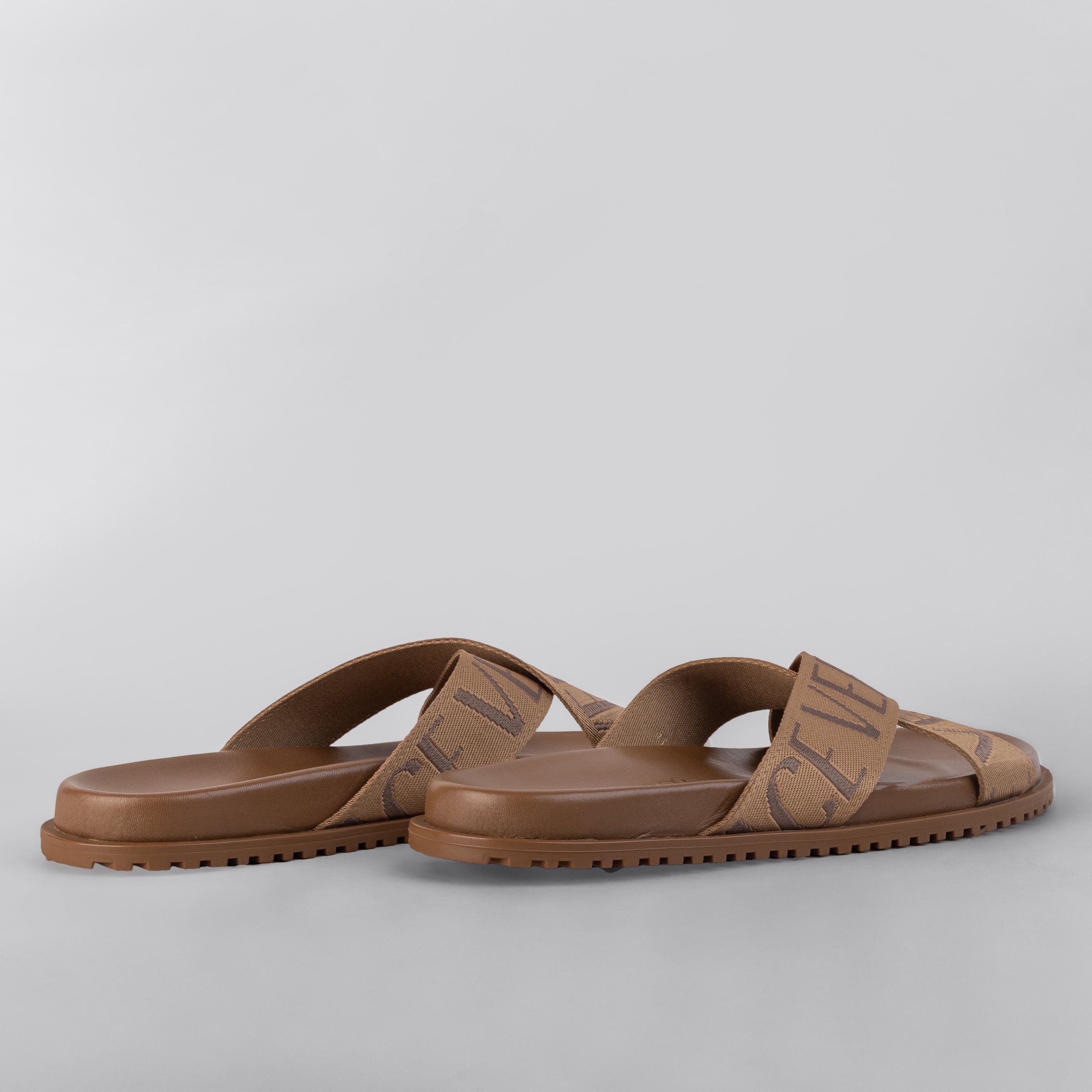 Sandalias Beige Versace Monogram