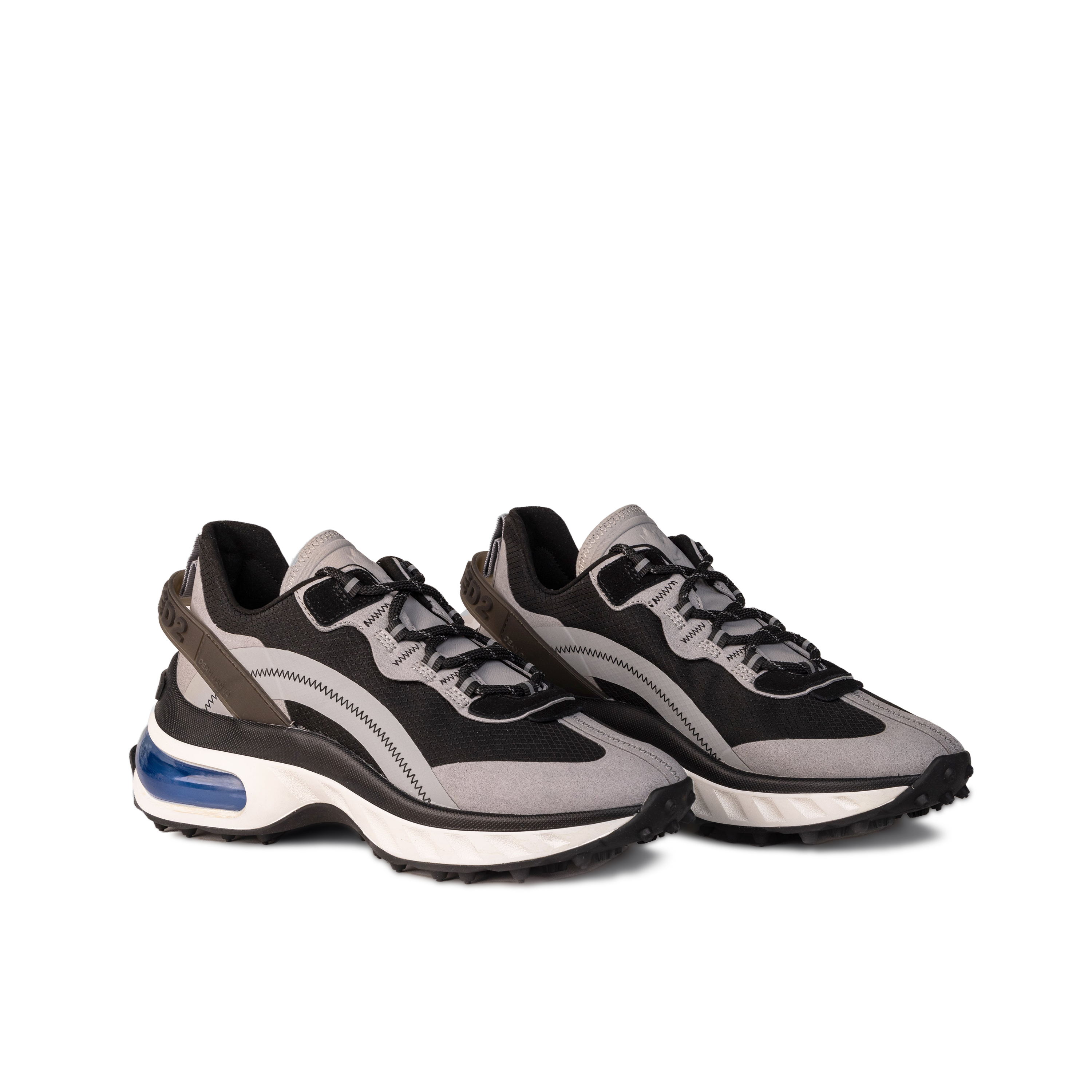 Sneakers Gris Azul Dsquared2 Bubble