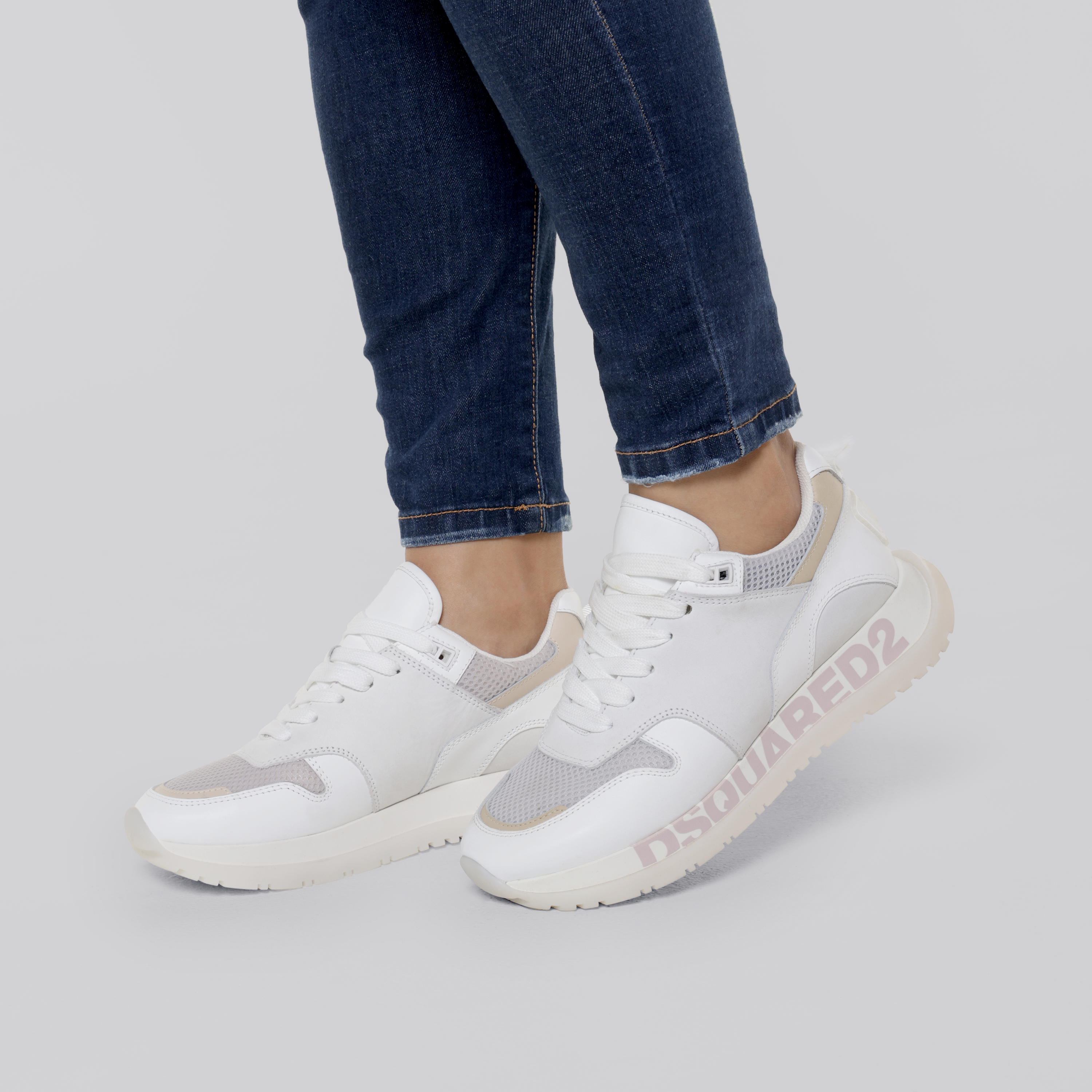 Sneakers White Dsquared2 Running Back Icon W