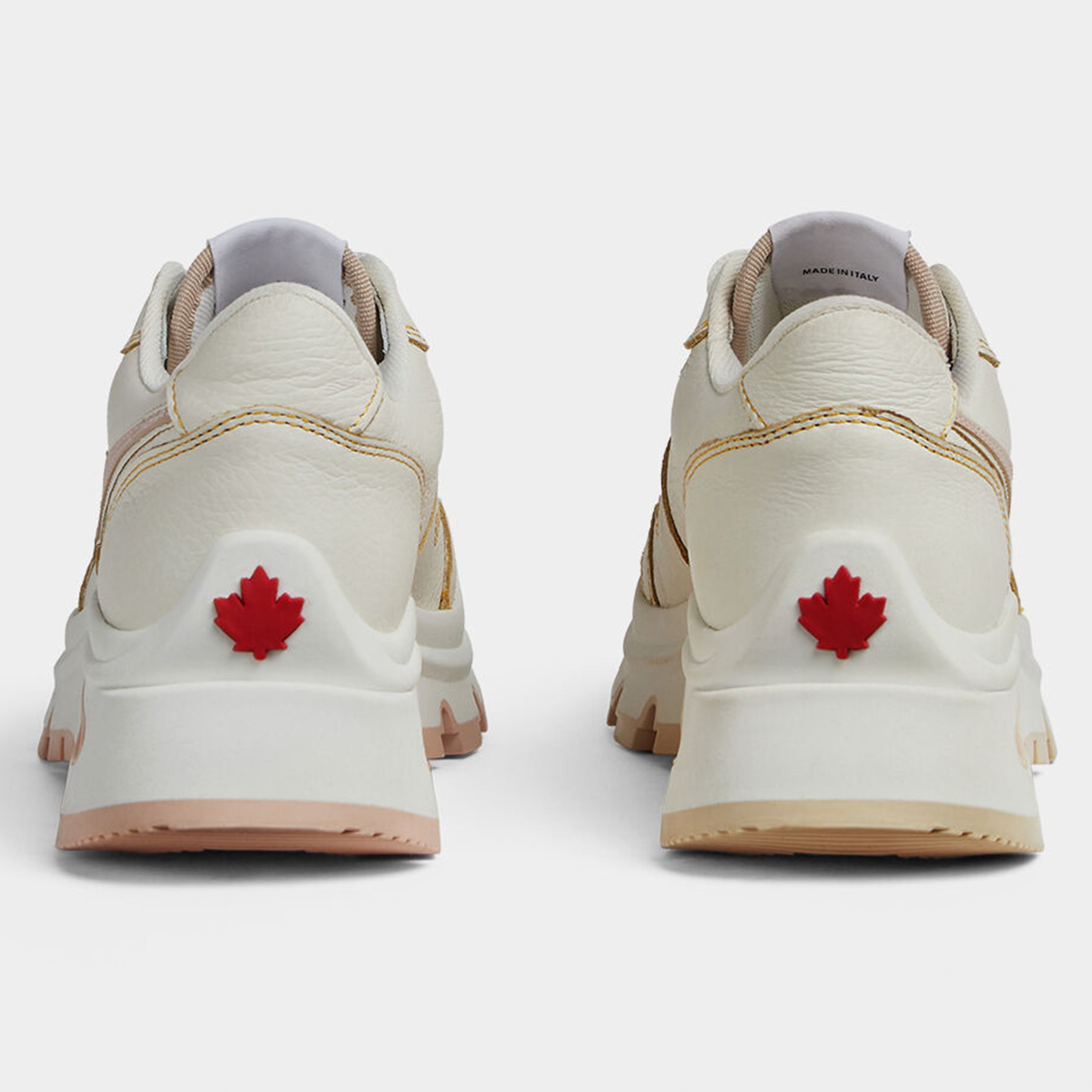 Sneakers Grey Pink Dsquared2 Panelled Bubble