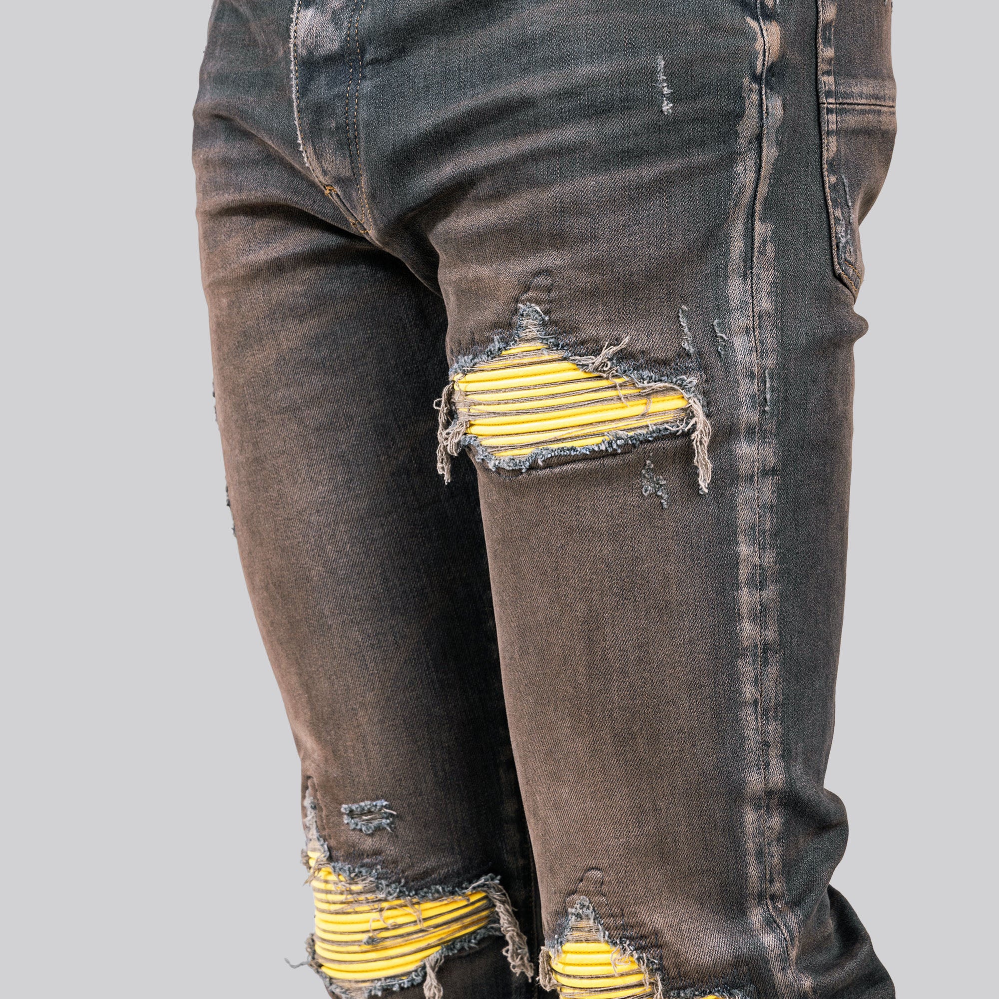 Jeans Denim AMIRI Vintage Yellow Patches