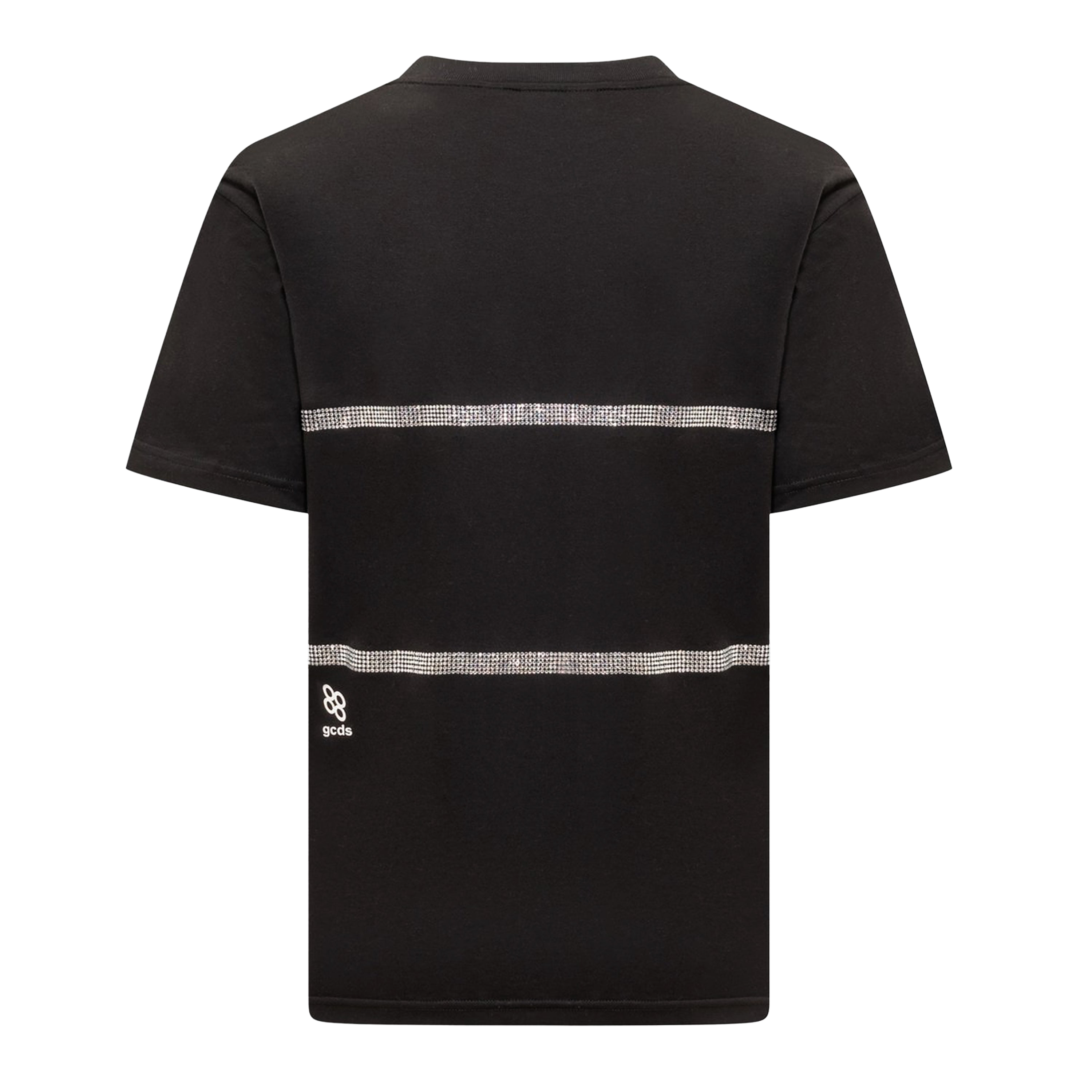 Camiseta Negra GCDS Crysral