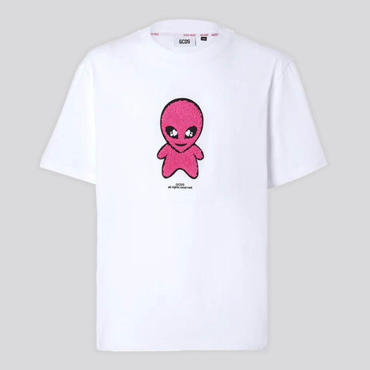 Camiseta Blanca GCDS All Rights