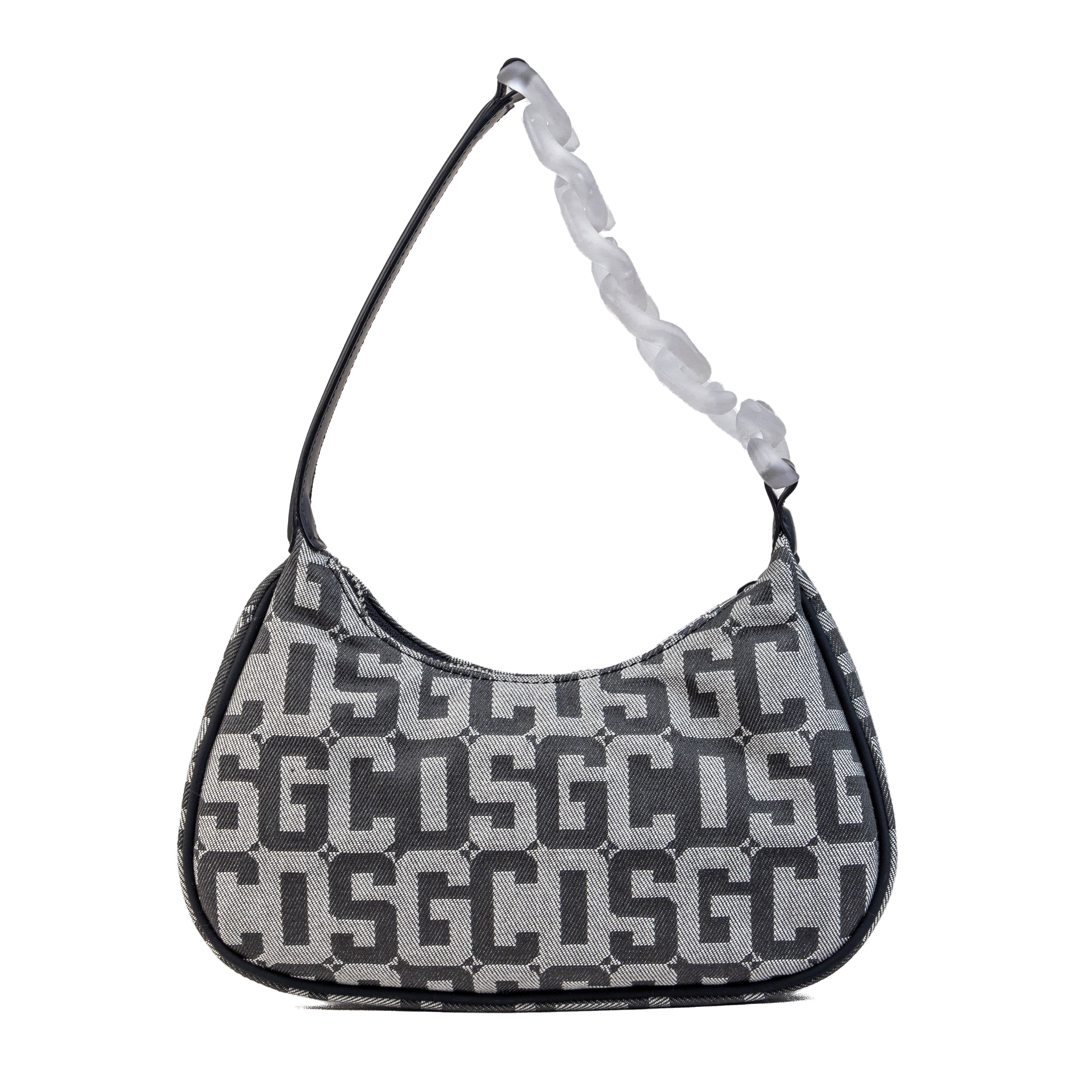 Cartera Blanca GCDS Multilogo W