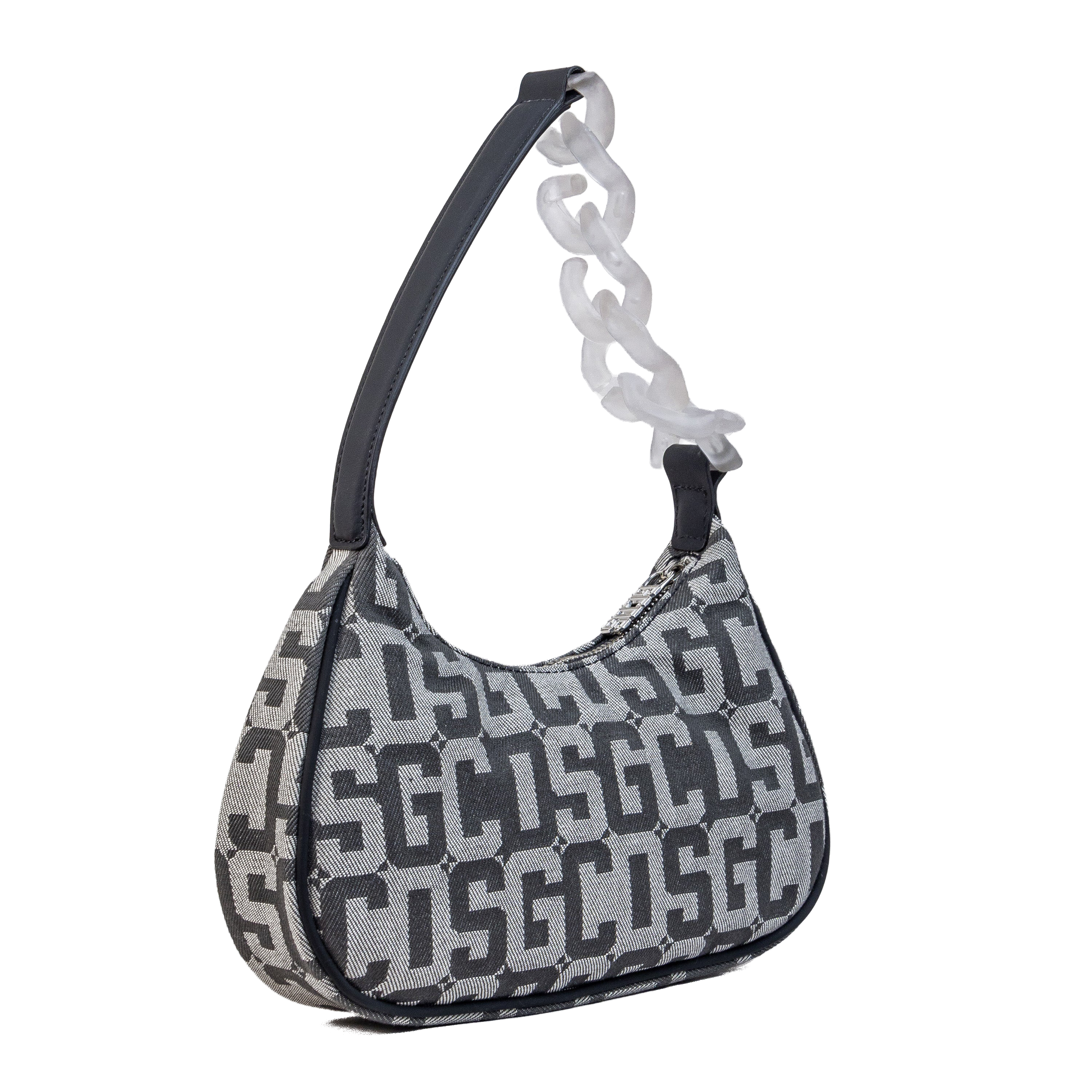 Cartera Blanca GCDS Multilogo W