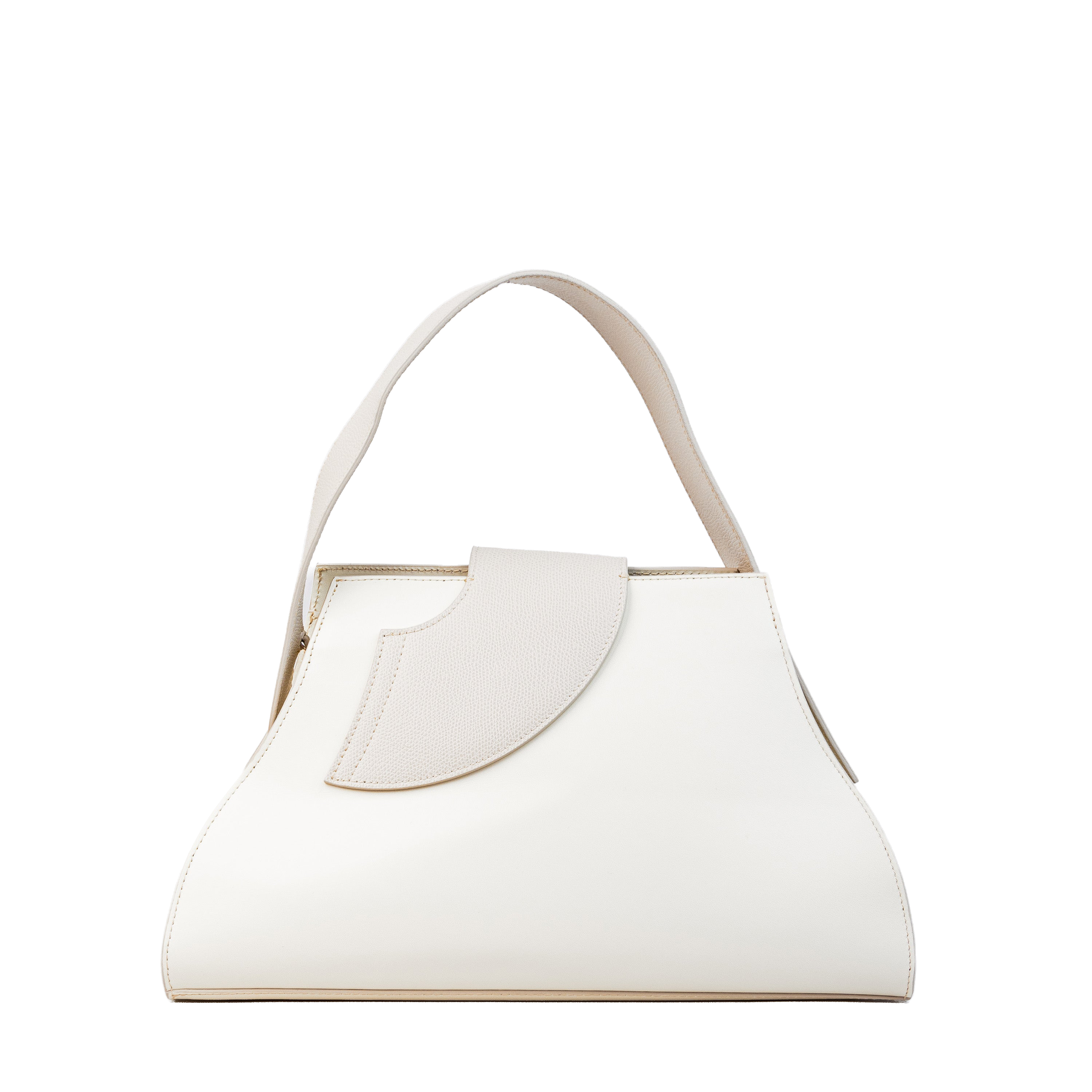 Cartera Blanca GCDS Medium Comma