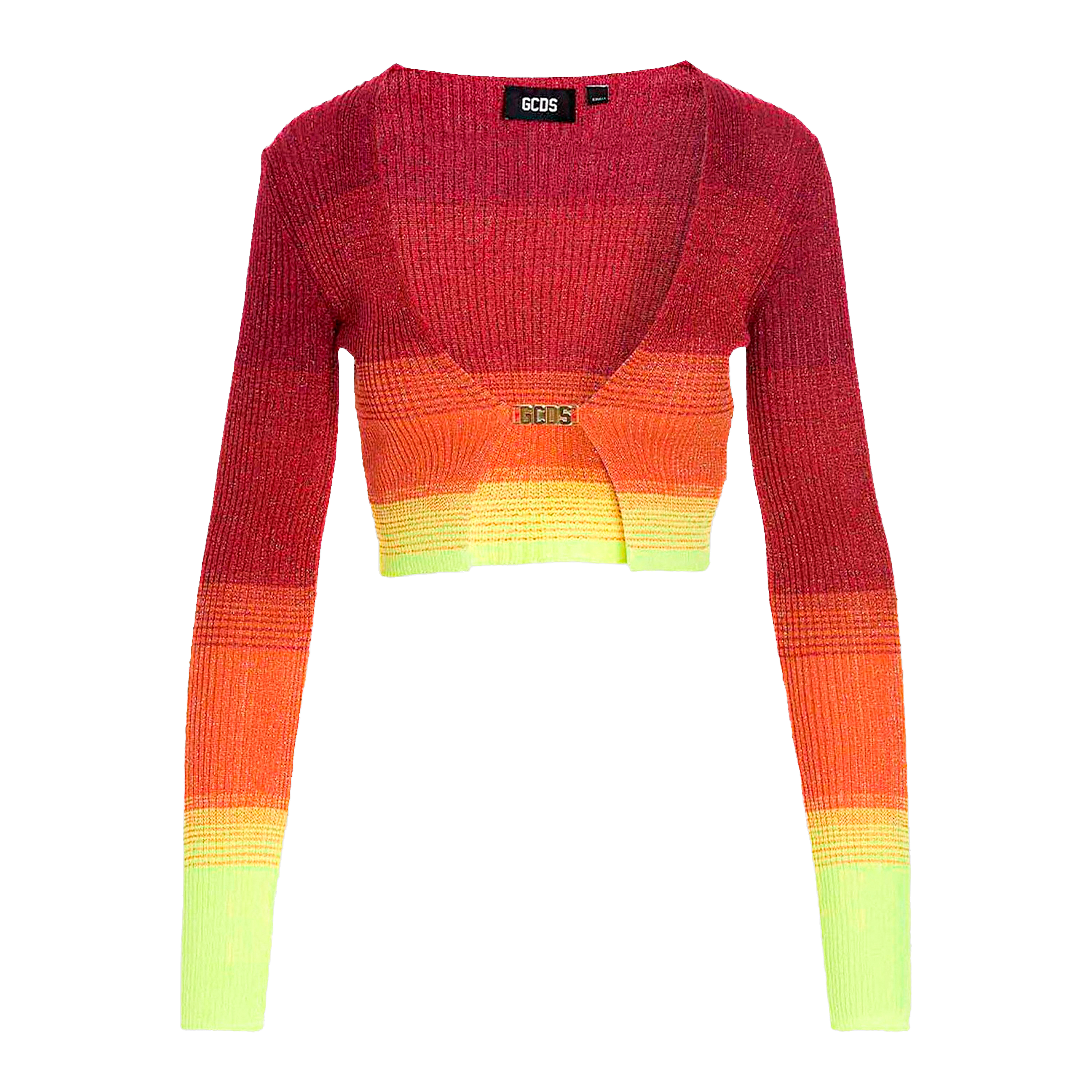 Buzo Cropped Fucsia GCDS Plaque