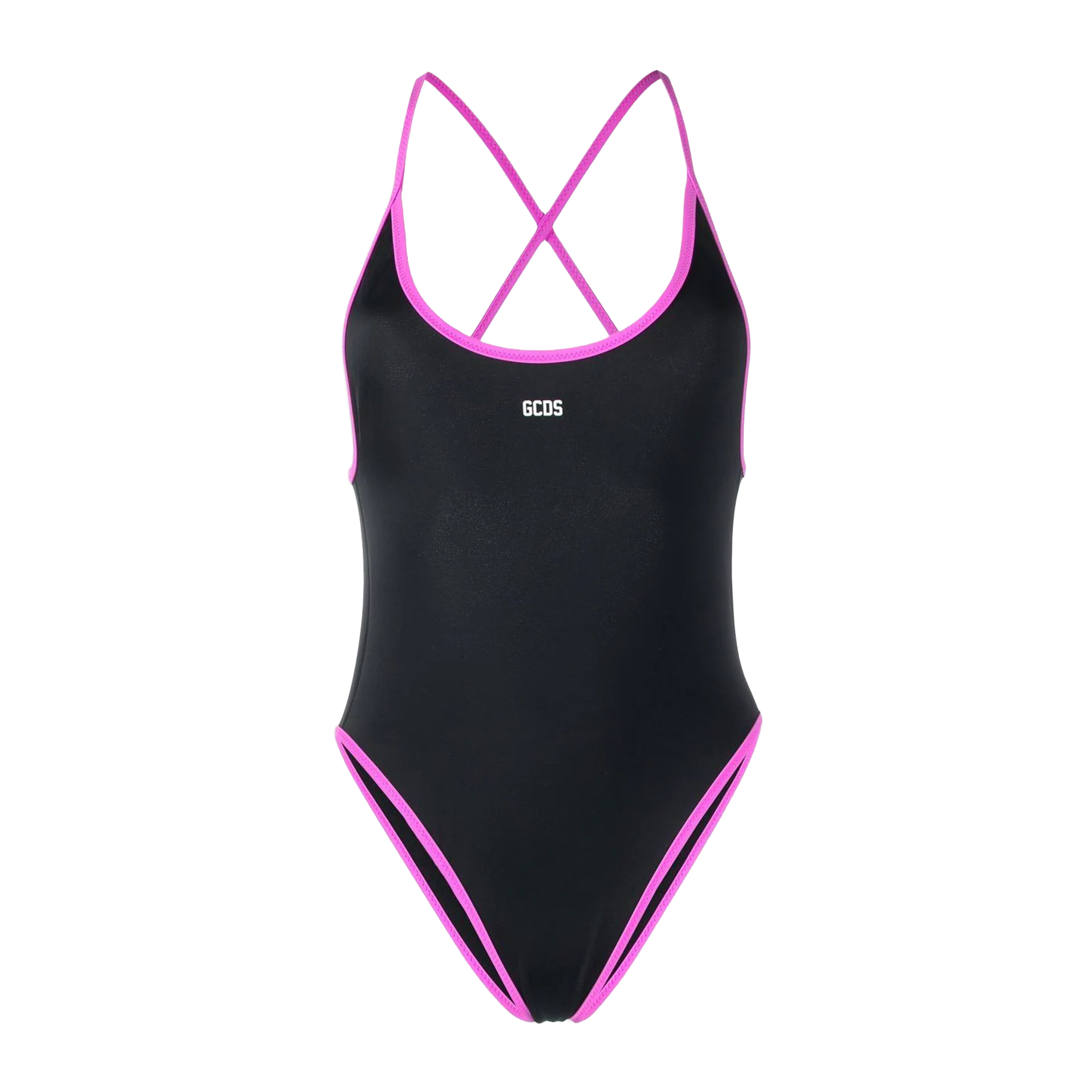 Body Negro GCDS Rosa GCDS Logo