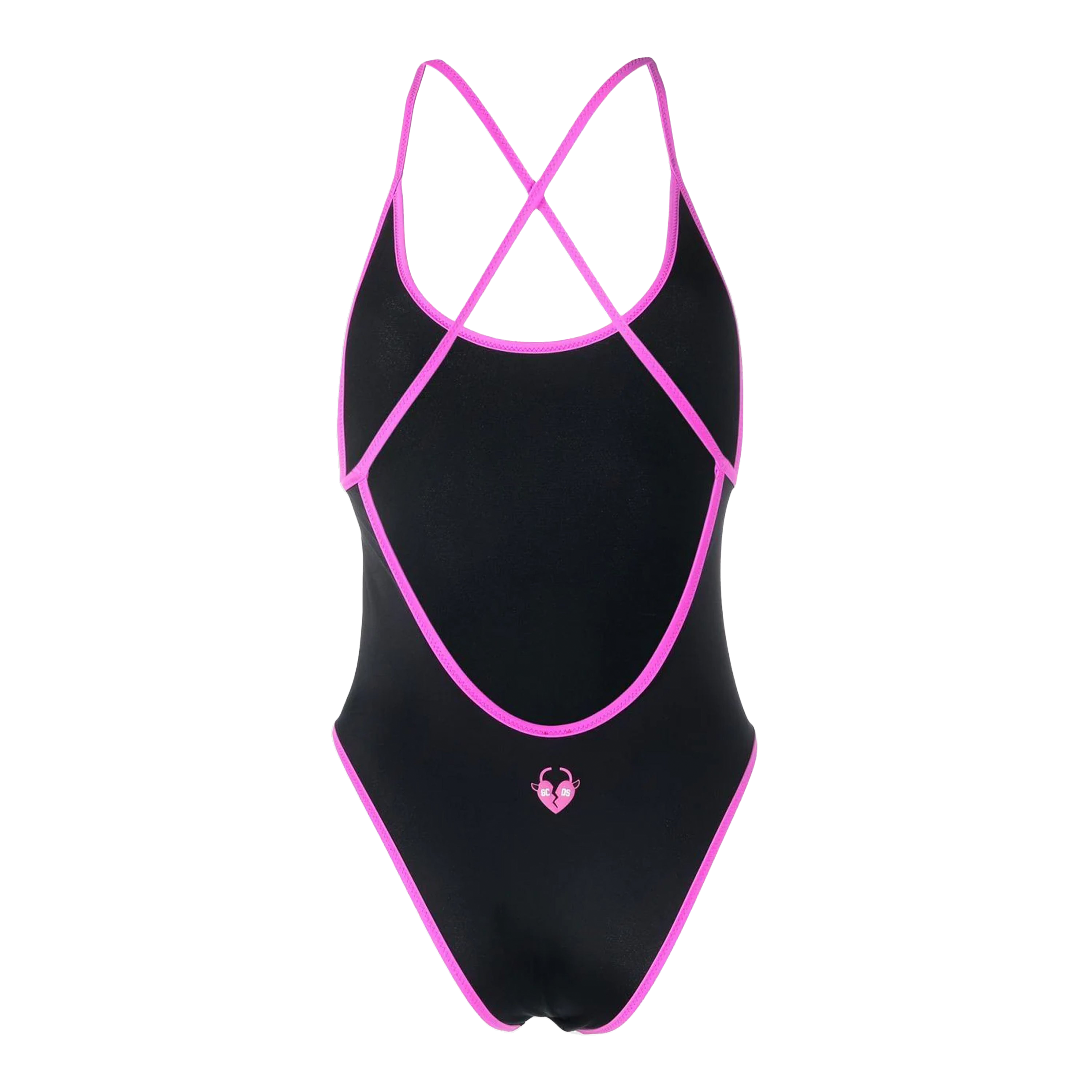 Body Negro GCDS Rosa GCDS Logo