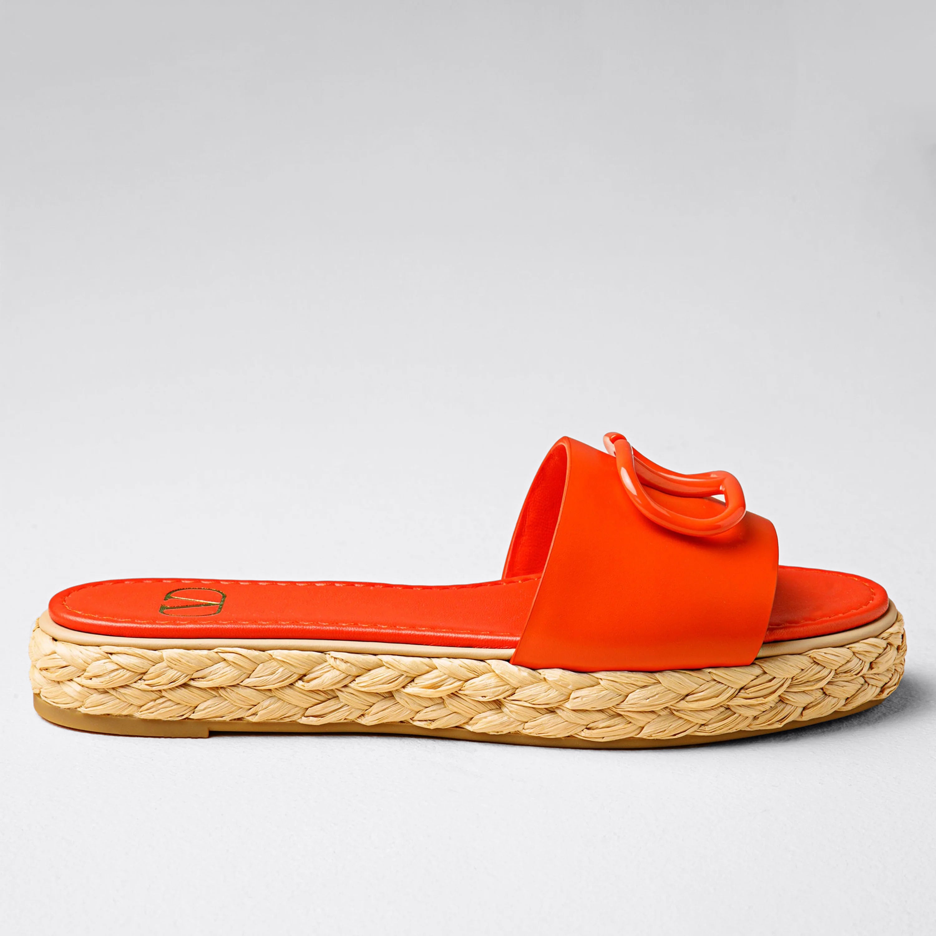 Sandalias Naranja Valentino Vlogon Sign