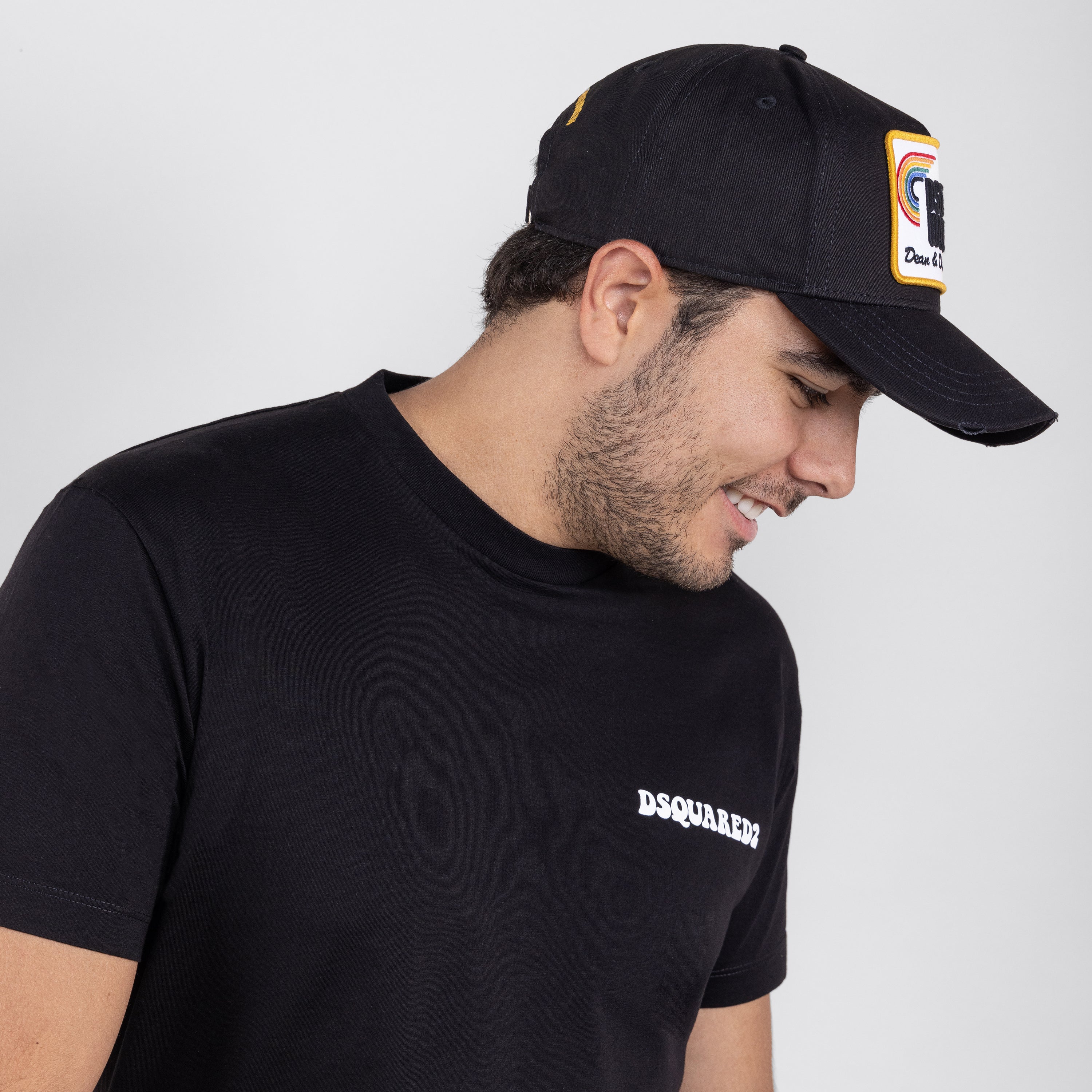 Camiseta Negra Dsquared2 Basic Logo