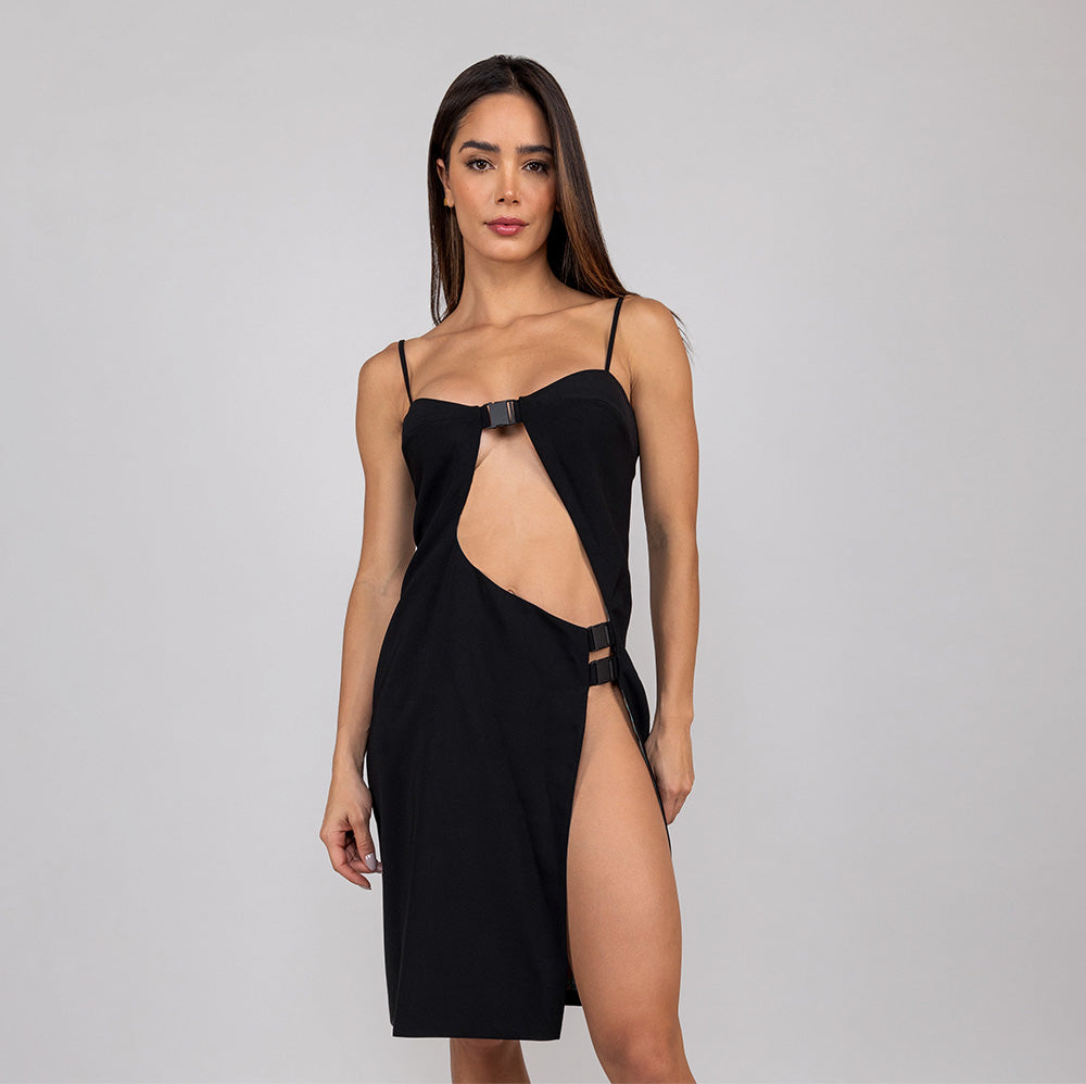 Vestido Negro Dsquared2