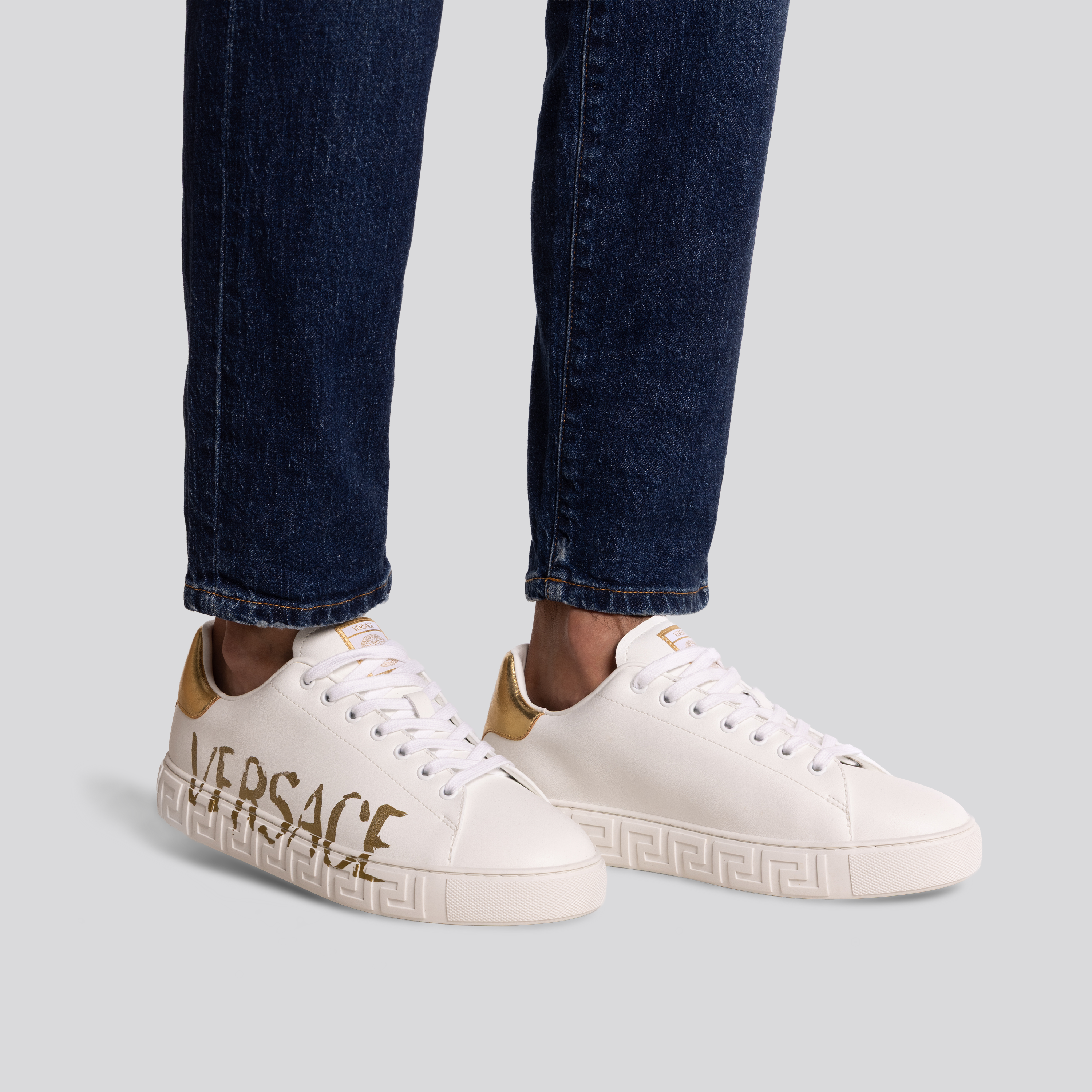 Sneakers Blancos Versace Logo