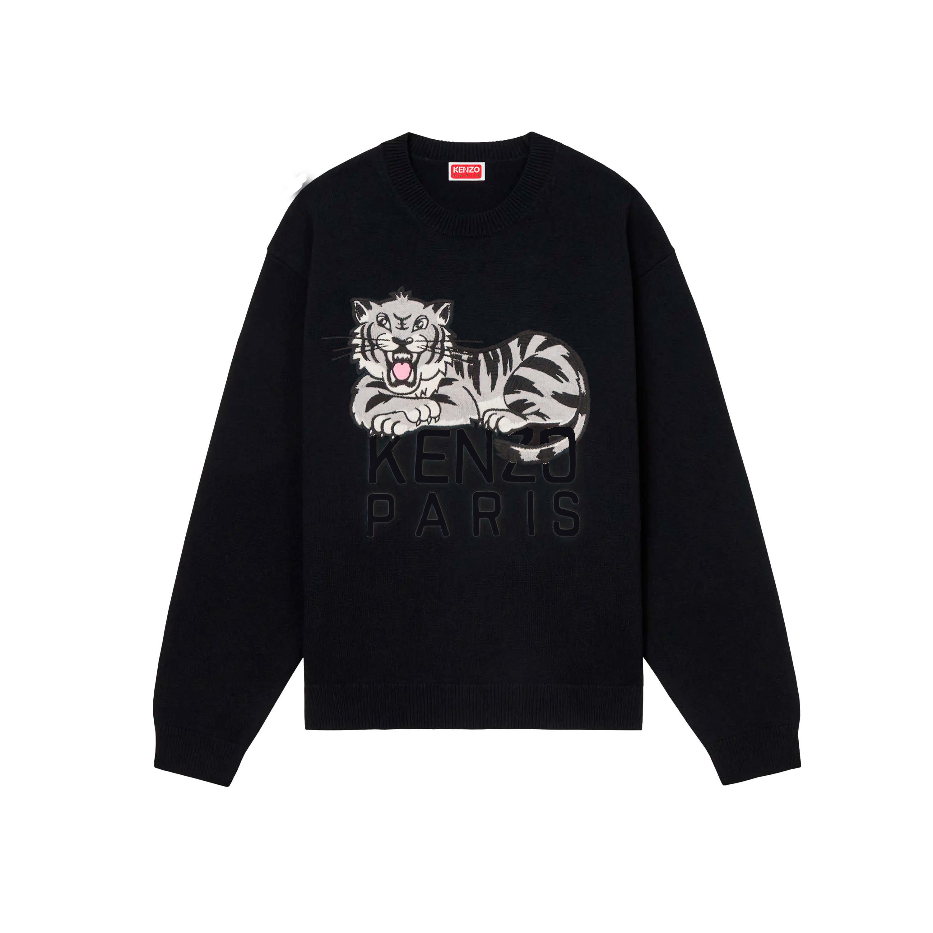 Buzo Negro Kenzo Paris Tiger