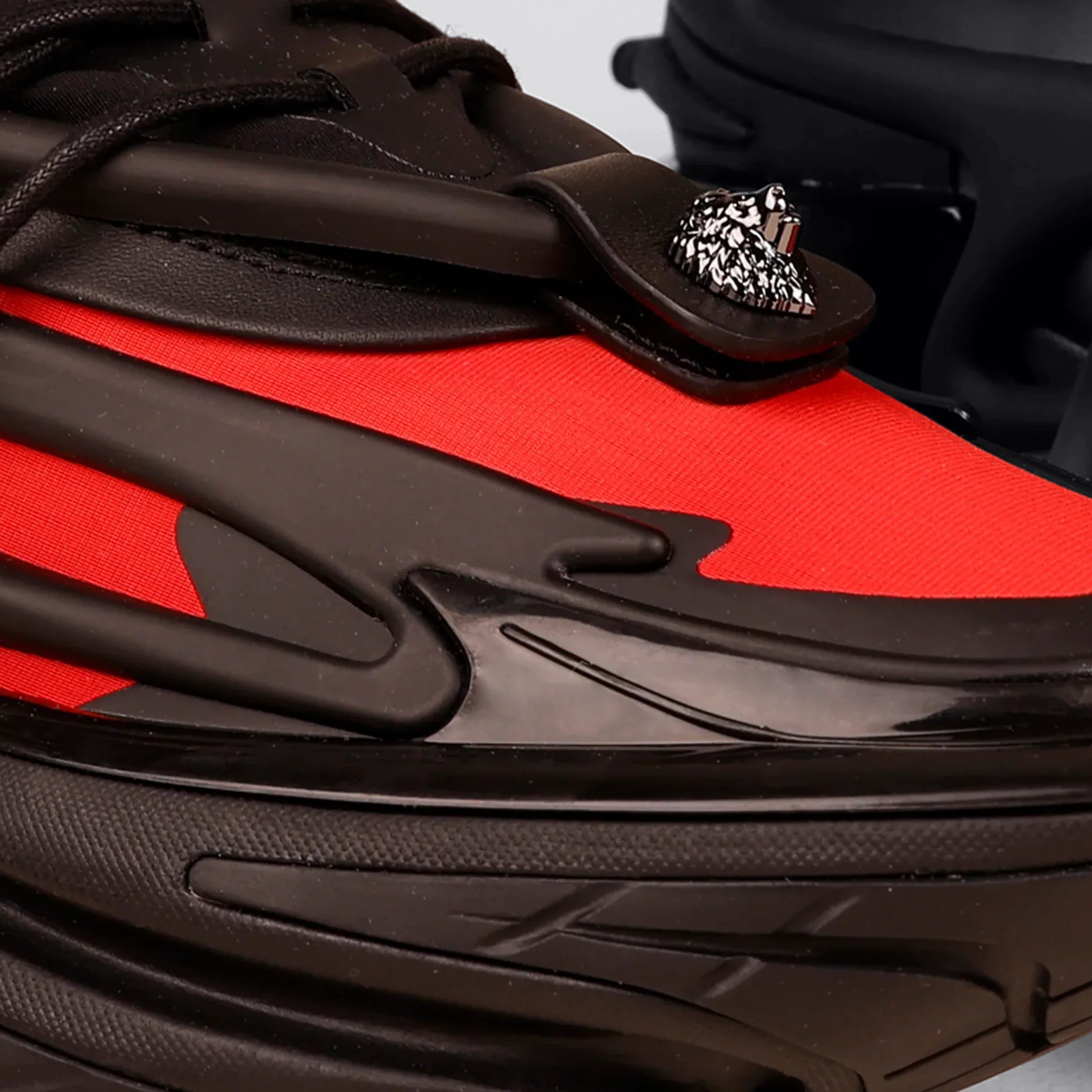 Sneakers Negro Rojo Balmain Unicorn