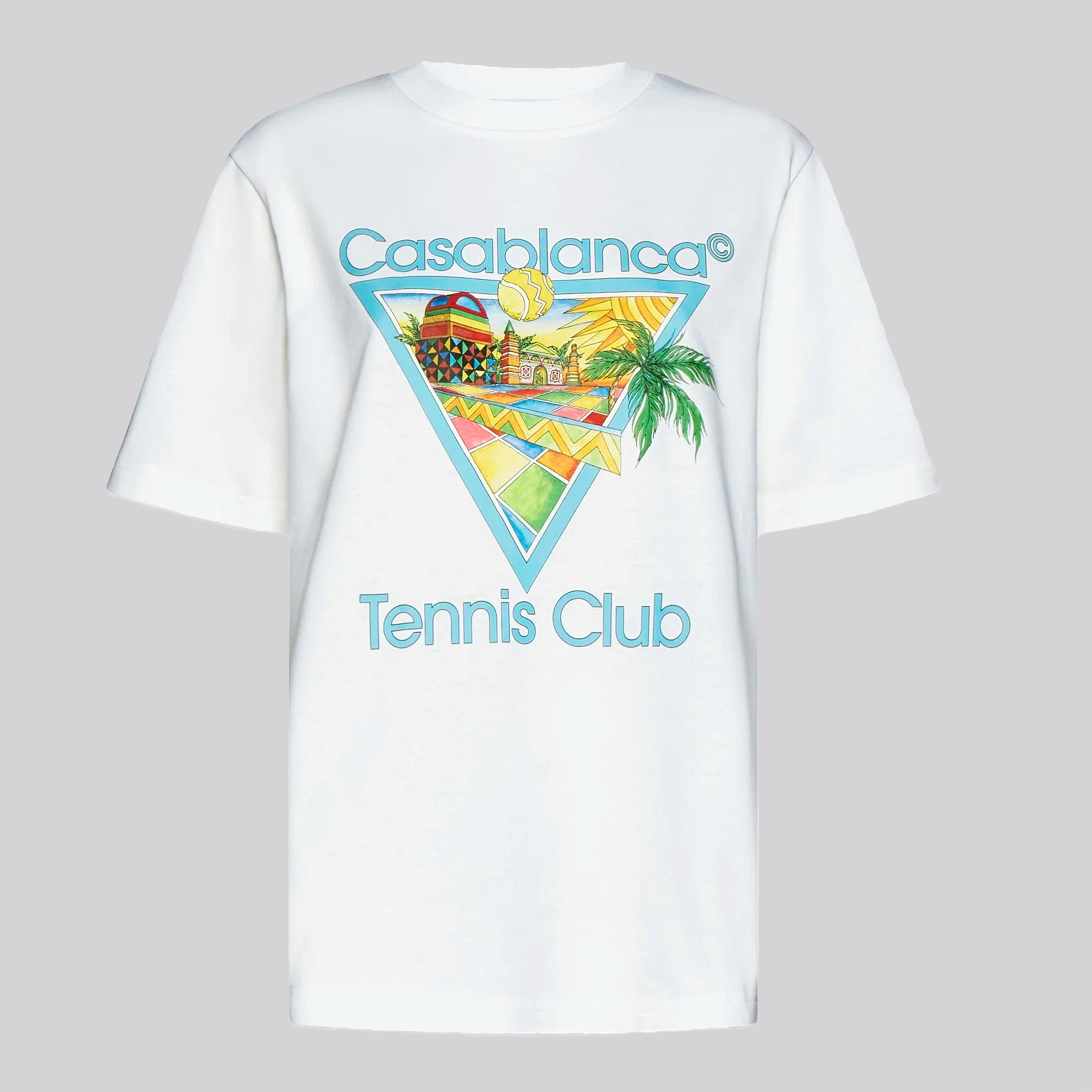 Camiseta Blanca Casablanca Afro Cubism Tennis Club