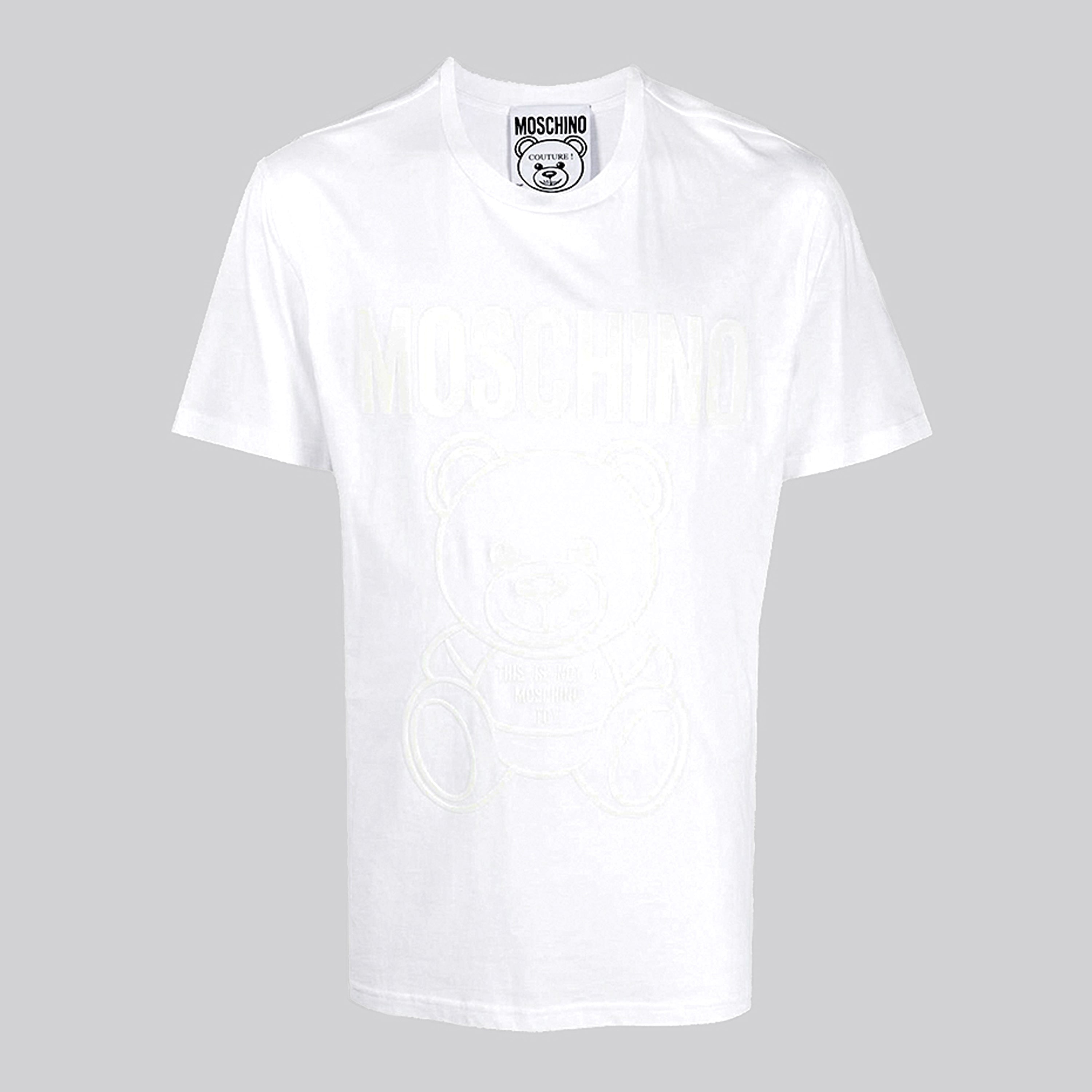 Camiseta Blanca Moschino Couture Blanco Teddy