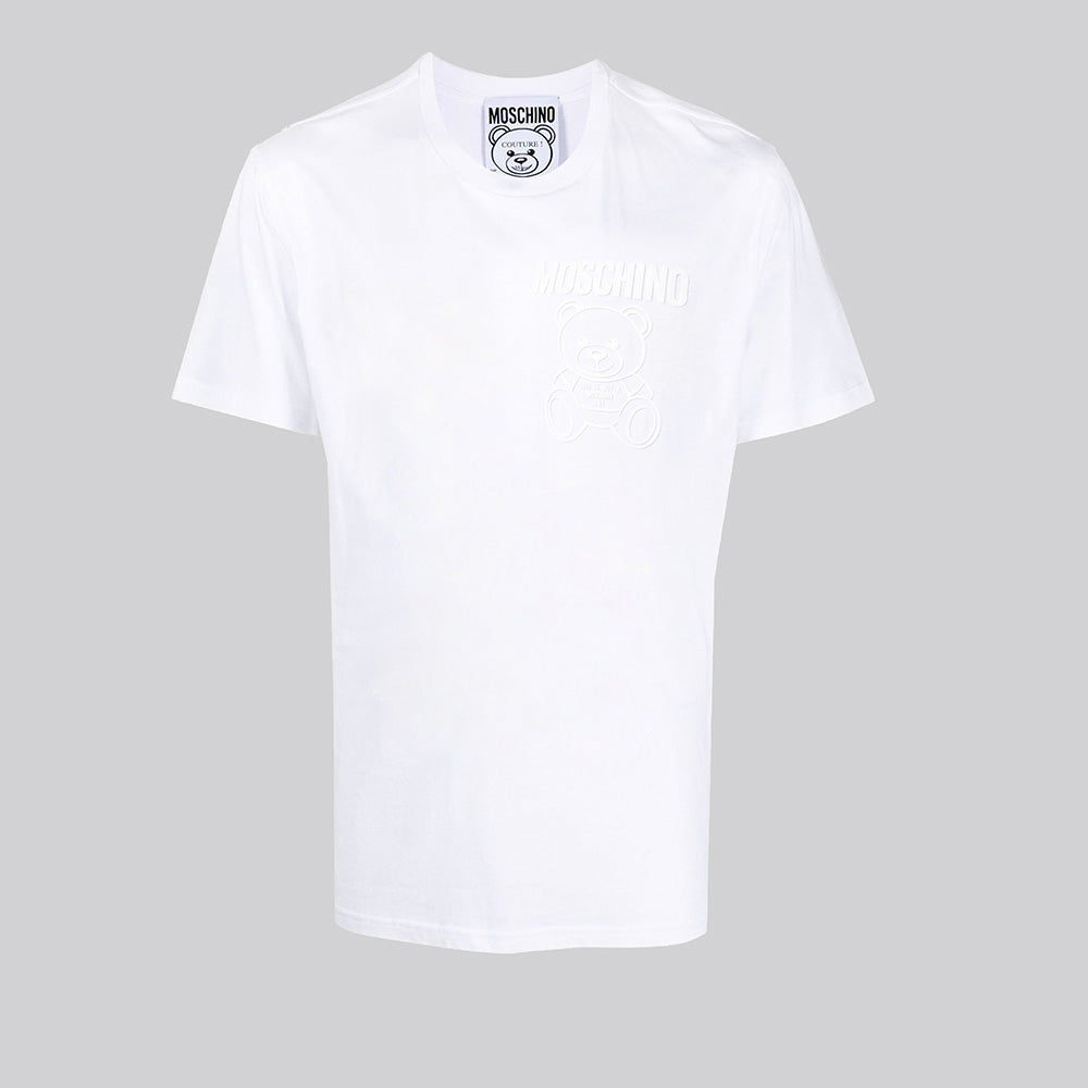 Camiseta Blanca Moschino Couture Blanco Logo