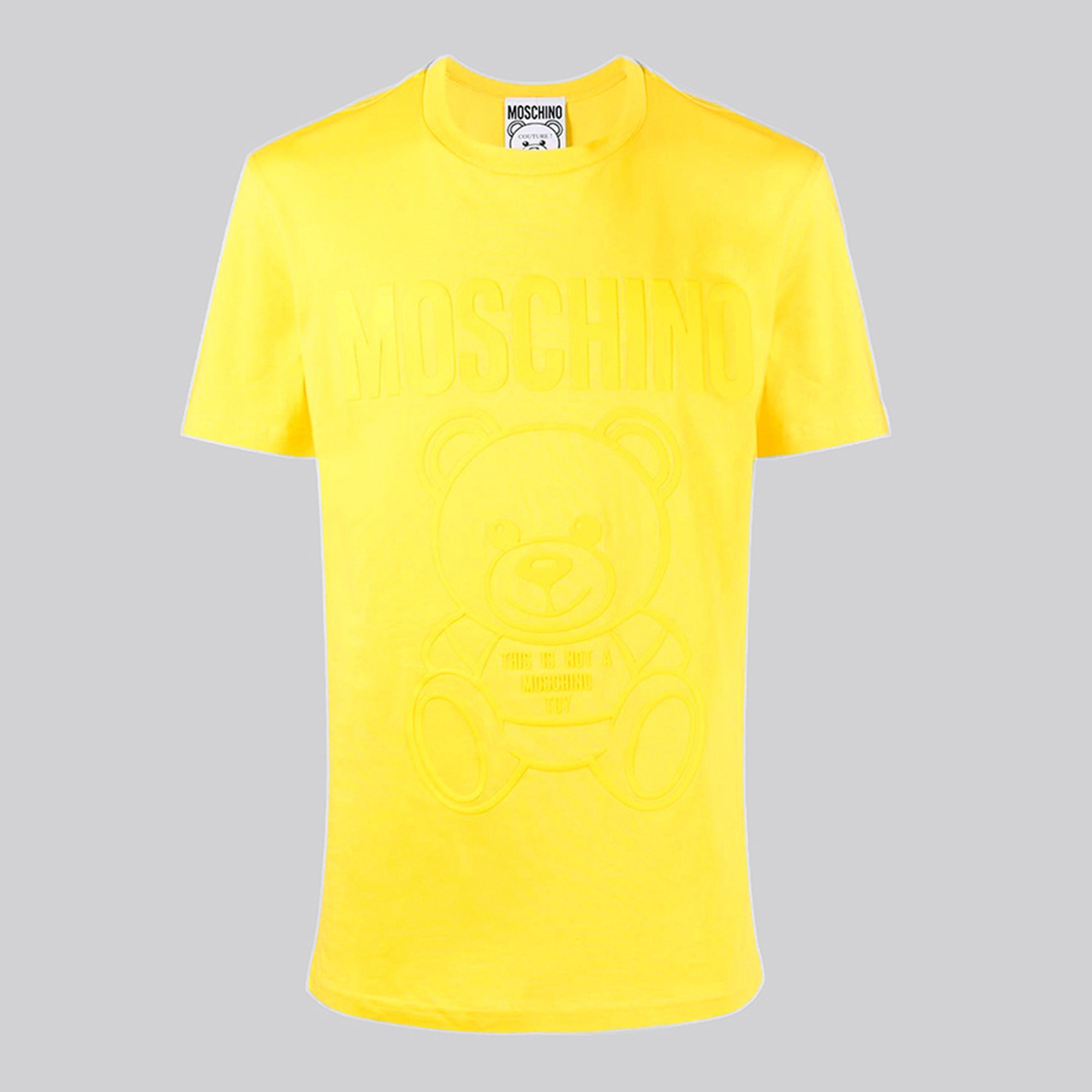 Camiseta Amarilla Moschino Couture Amarilla Teddy Logo