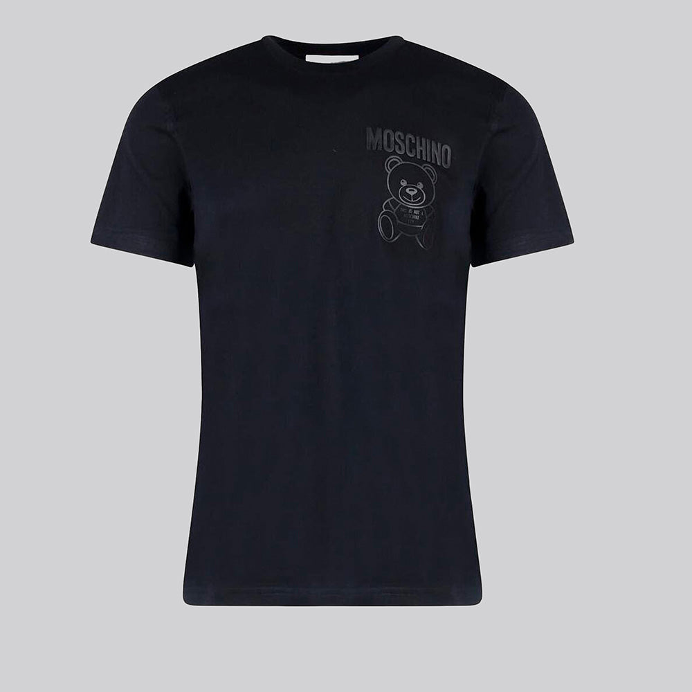Camiseta Negra Moschino Couture Negro Teddy Logo