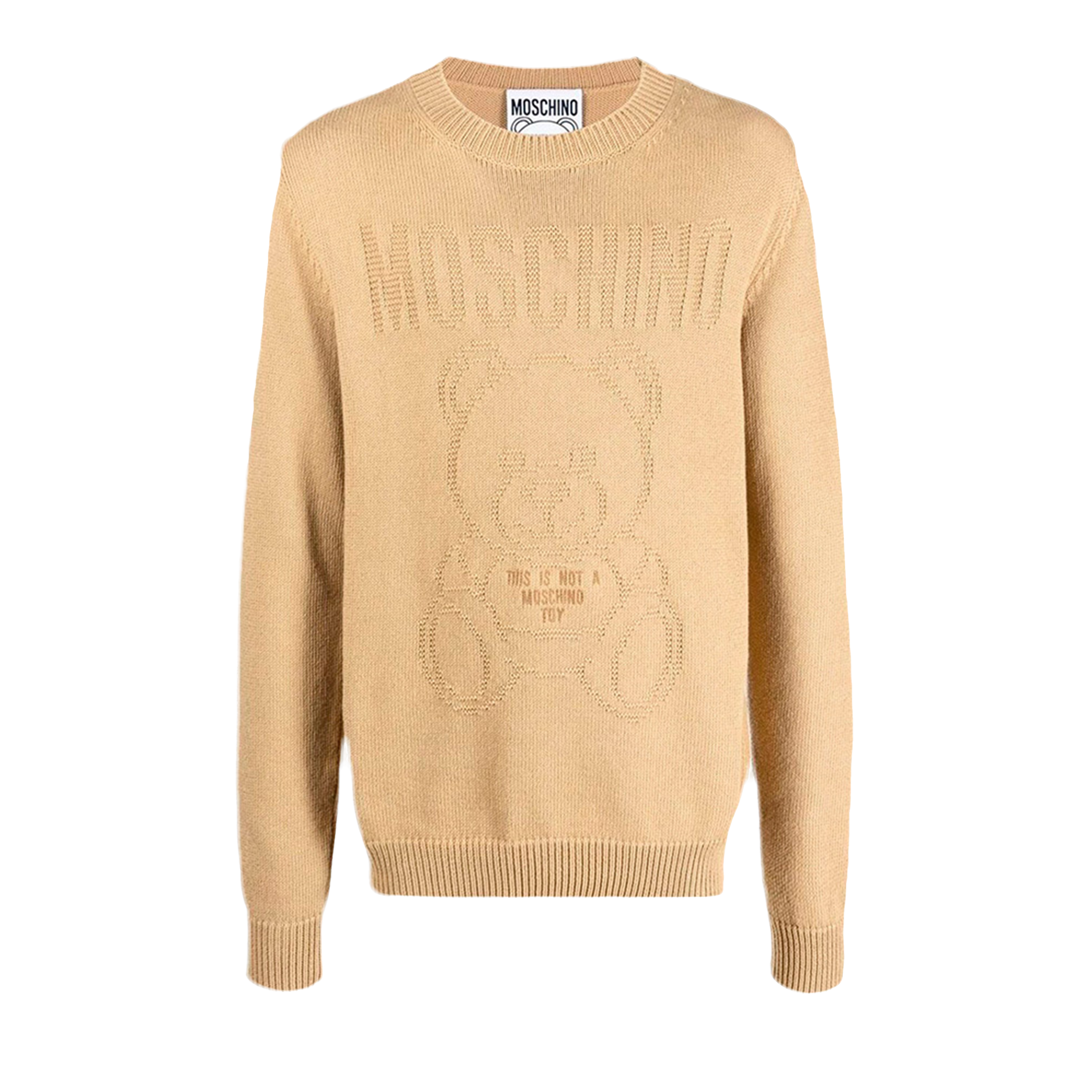 Suéter Beige Moschino Couture Beige Teddy Bear