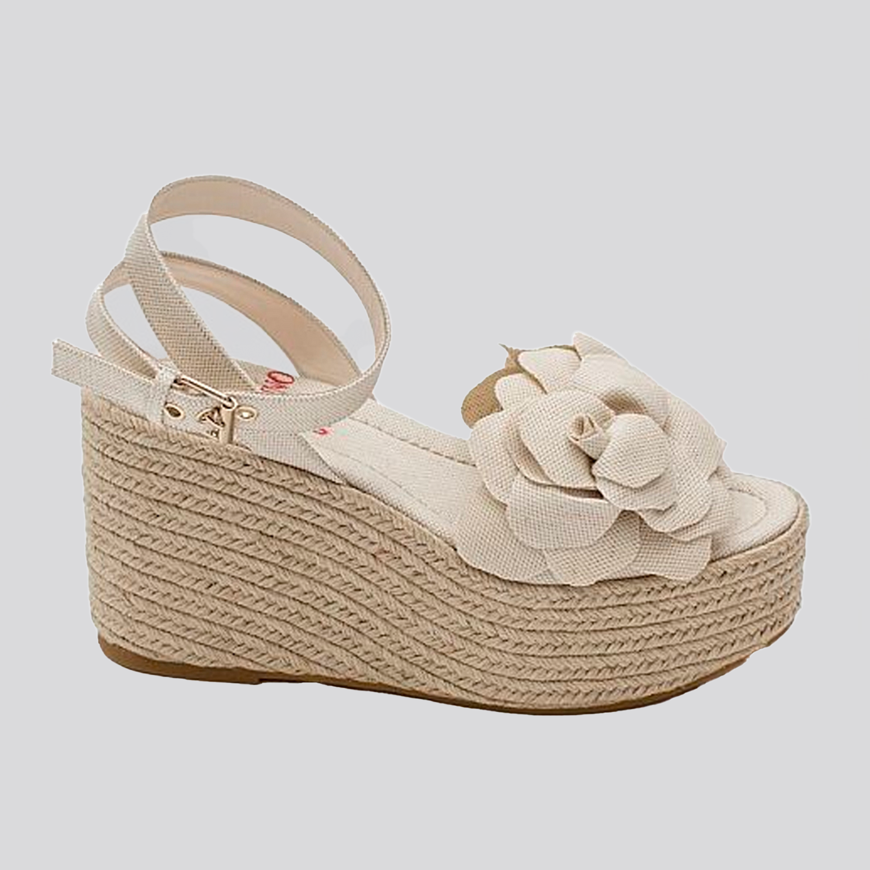 Sandalias Crema Valentino Atelier 03 90Mm