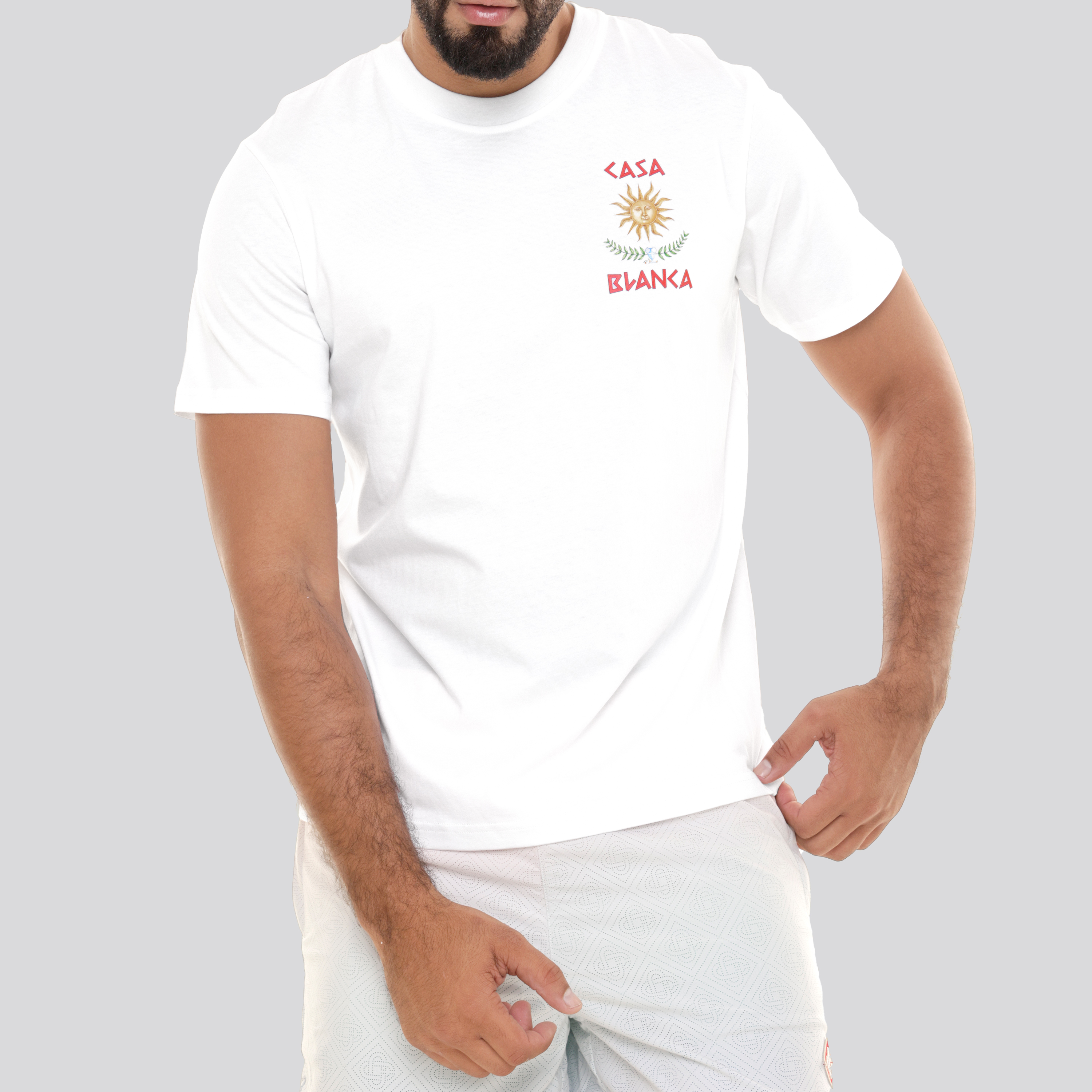 Camiseta Blanca Casablanca Le Temple Du Savoir