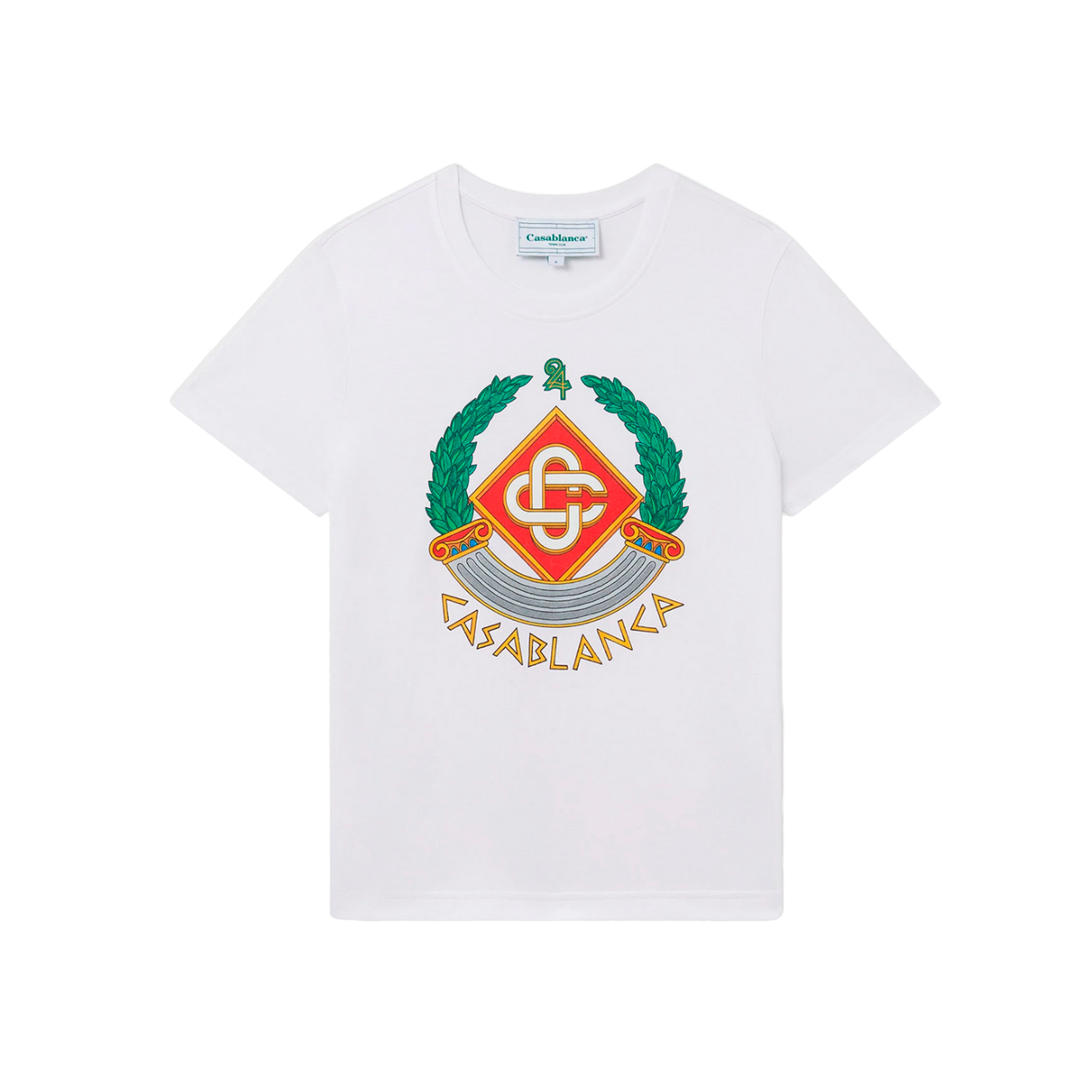 Camiseta Blanca Casablanca Crest