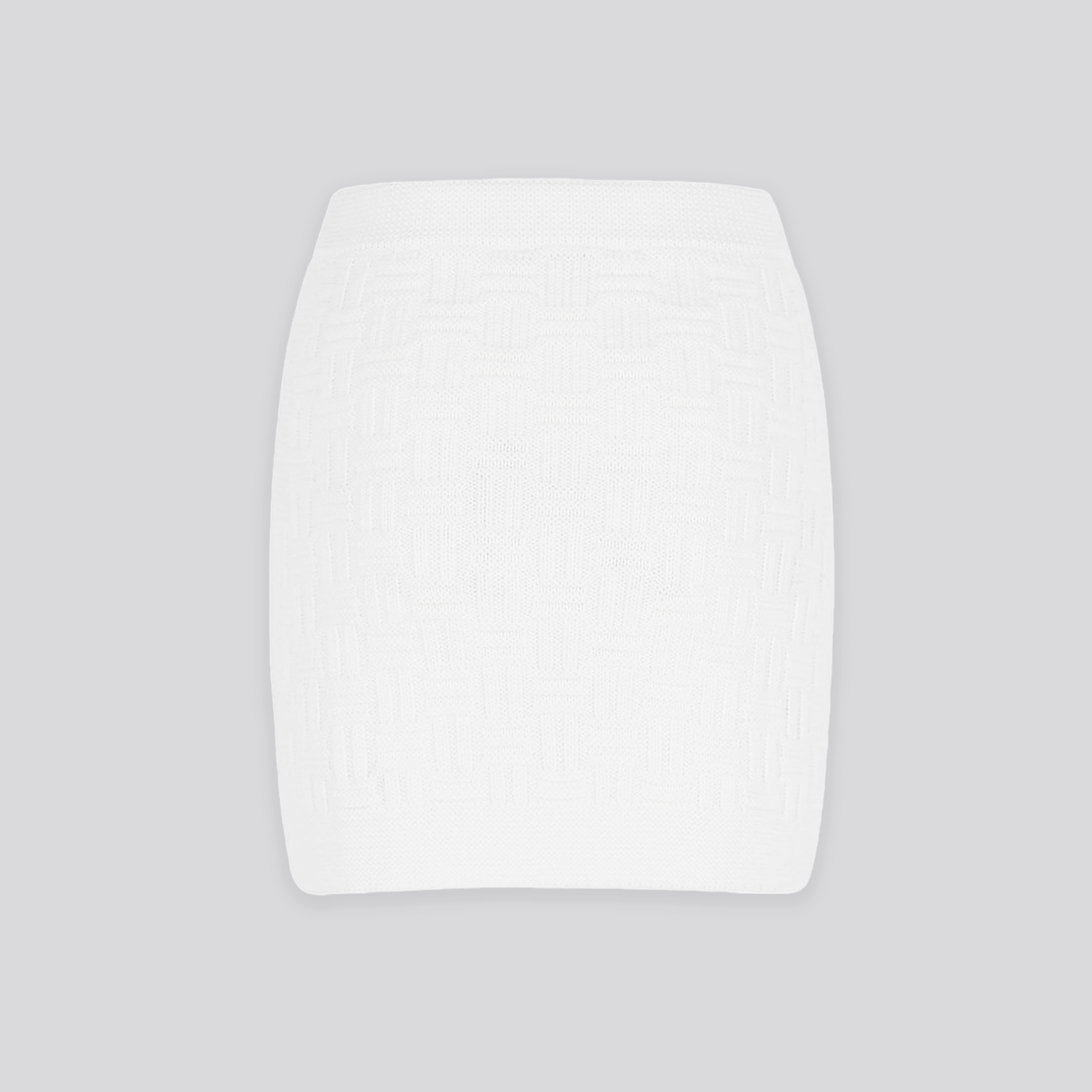 Falda Blanca Casablanca Column Stitch