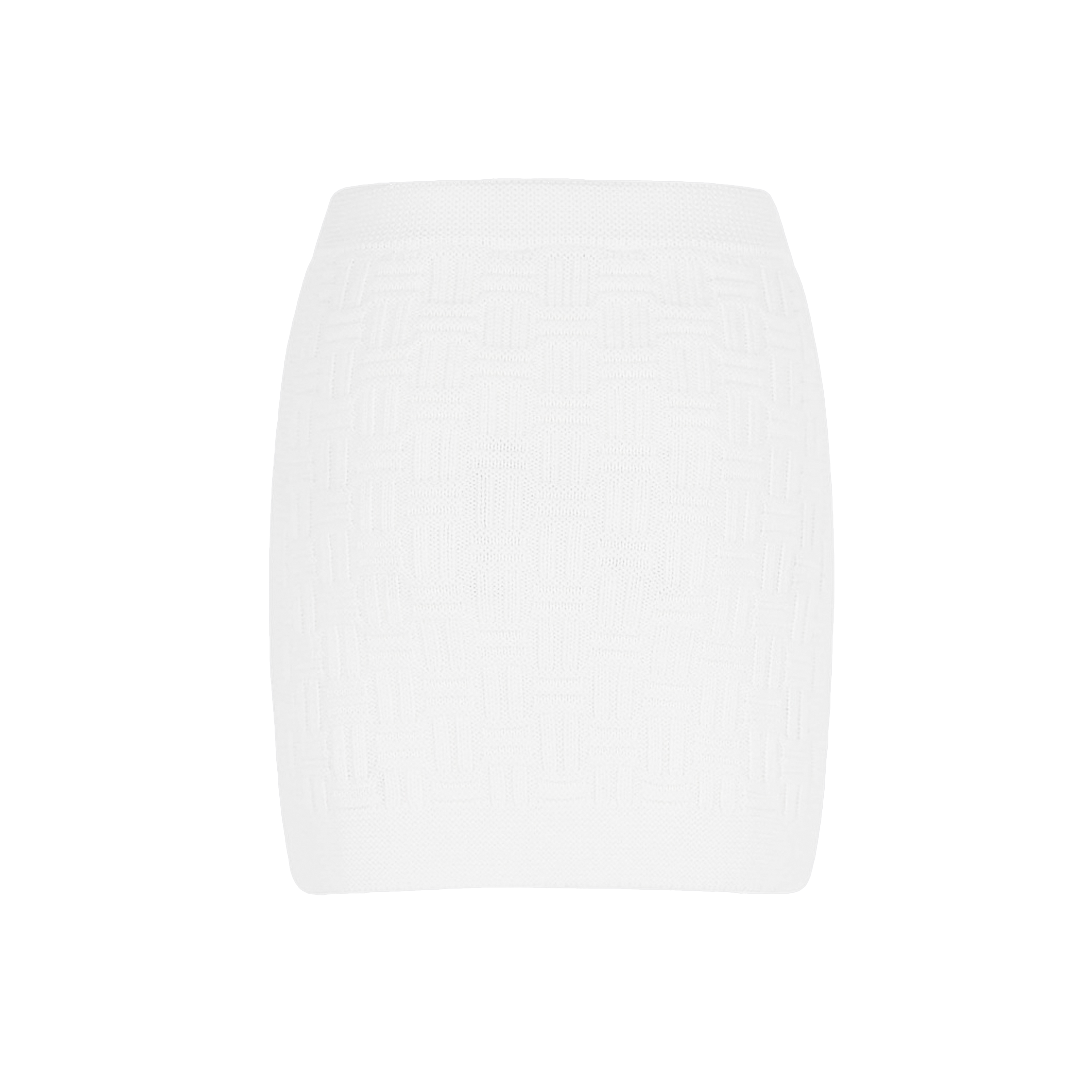 Falda Blanca Casablanca Column Stitch