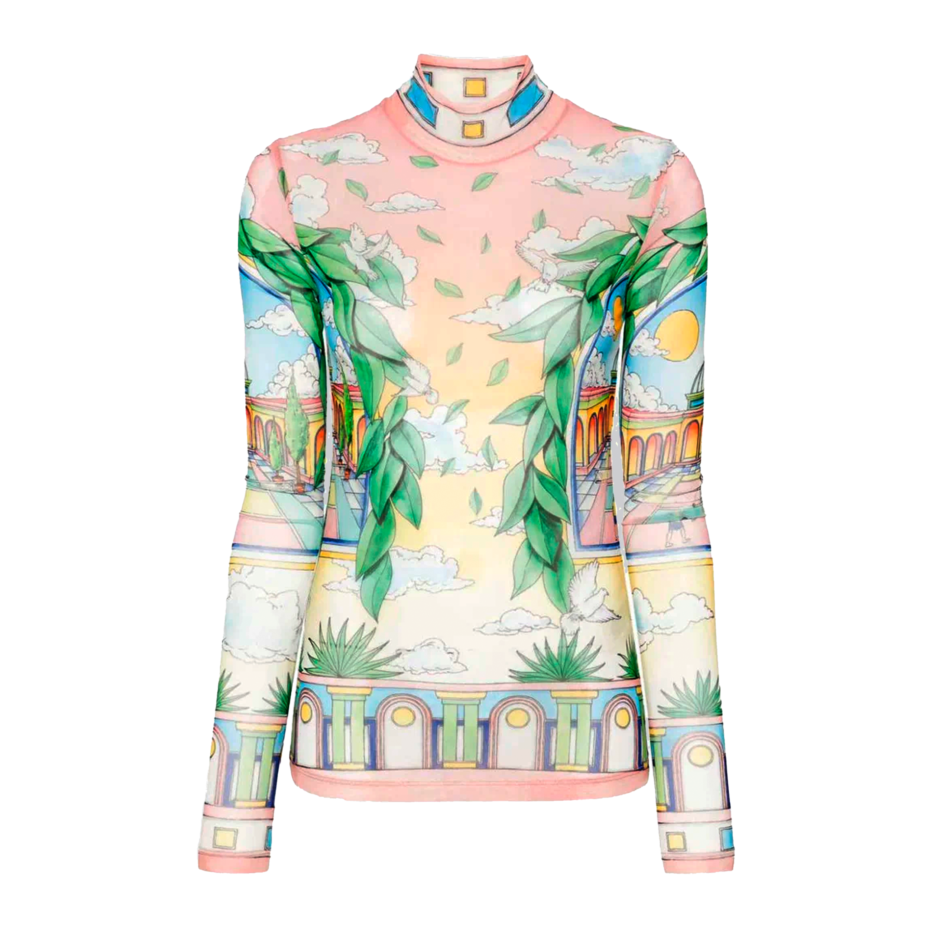 Top Multicolor Casablanca Printed
