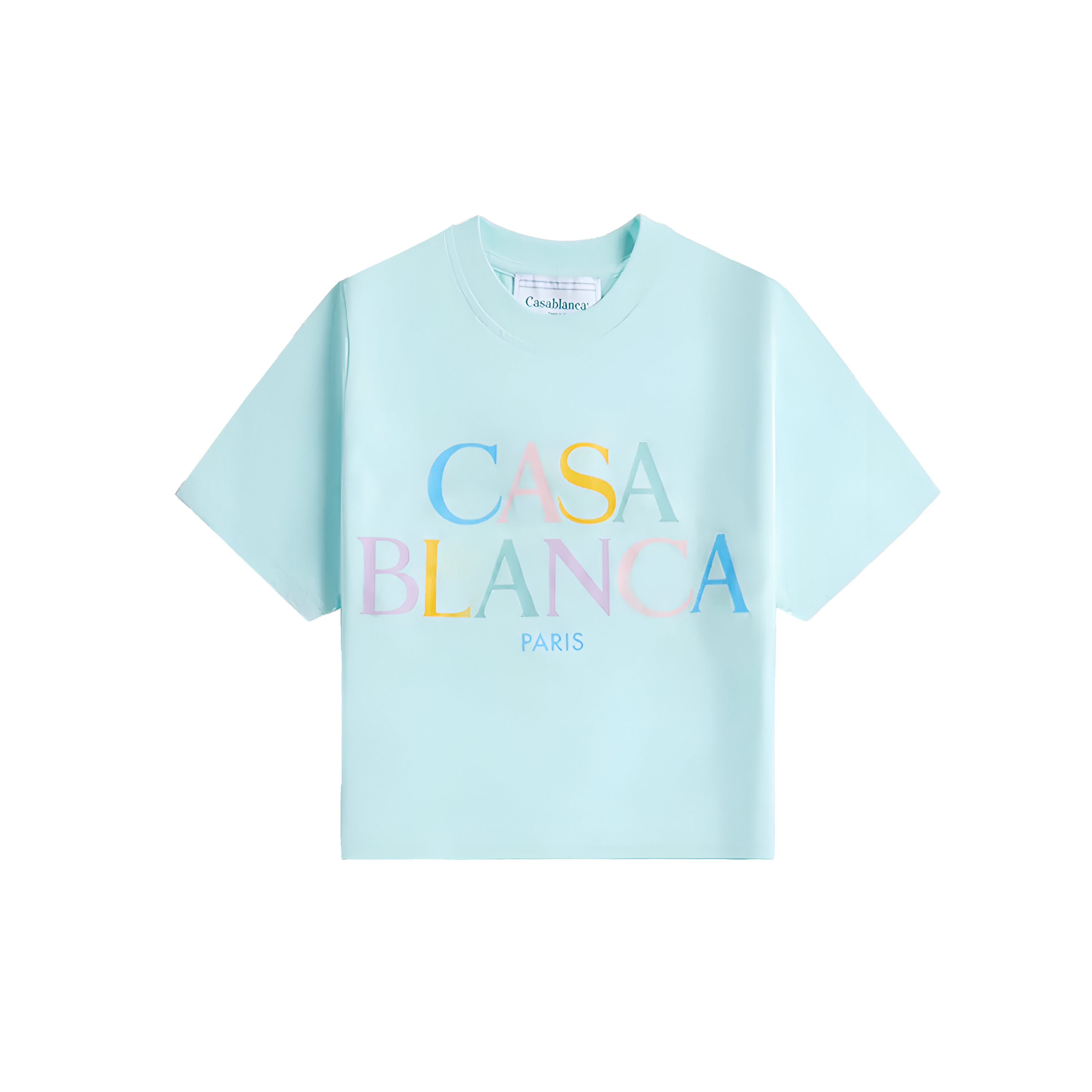 Camiseta Verde Casablanca Multicolor Logo
