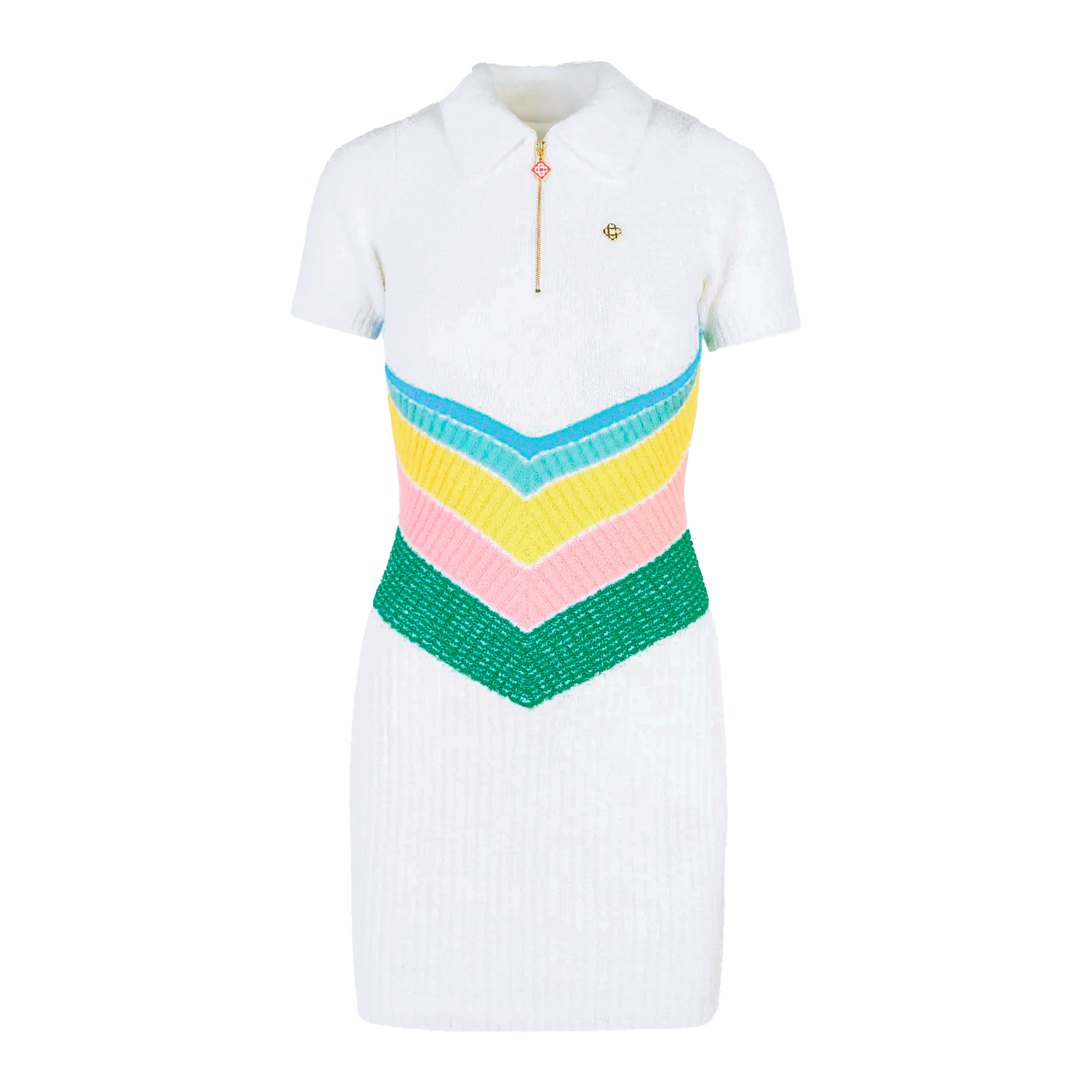 Vestido Blanco Casablanca Bouclé