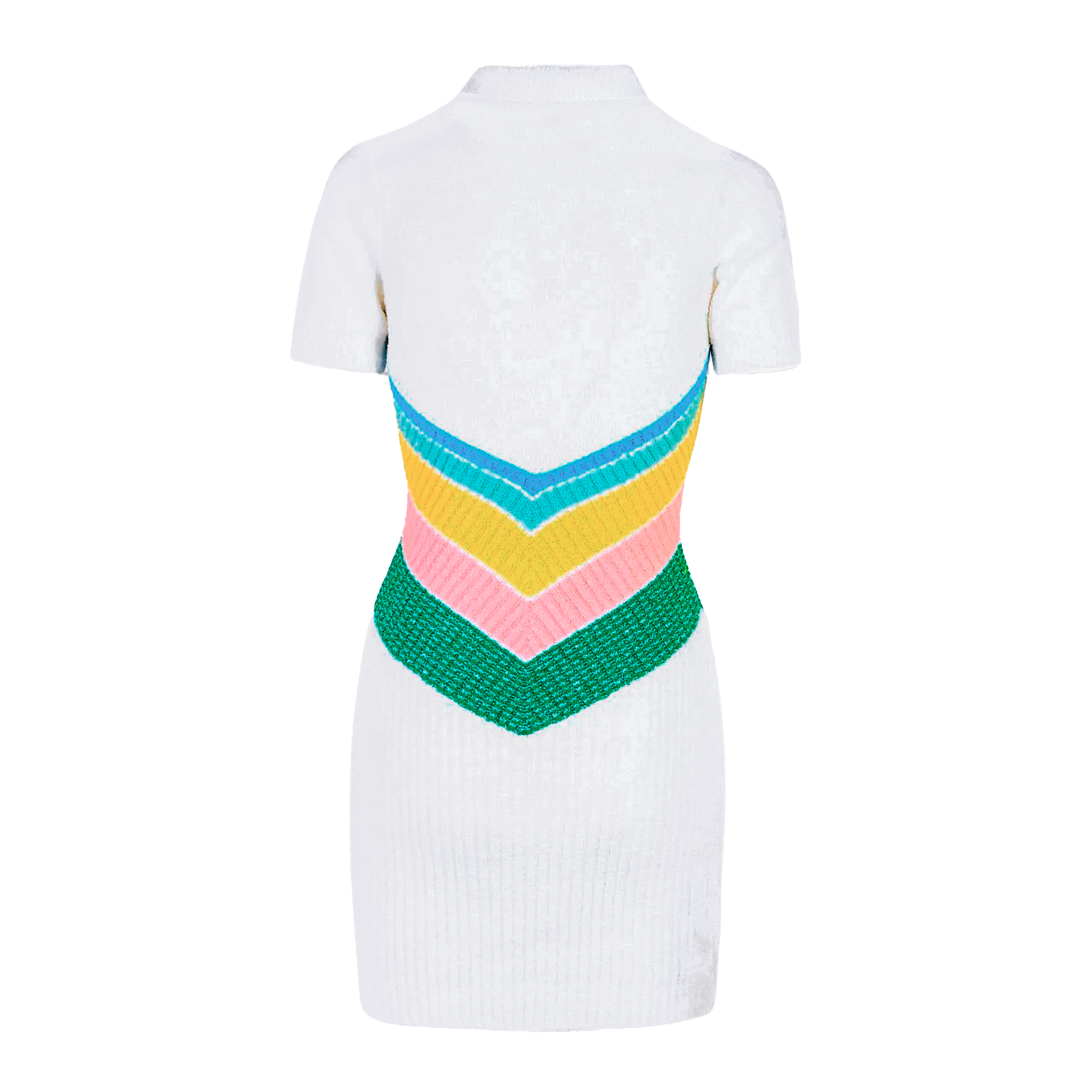 Vestido Blanco Casablanca Bouclé
