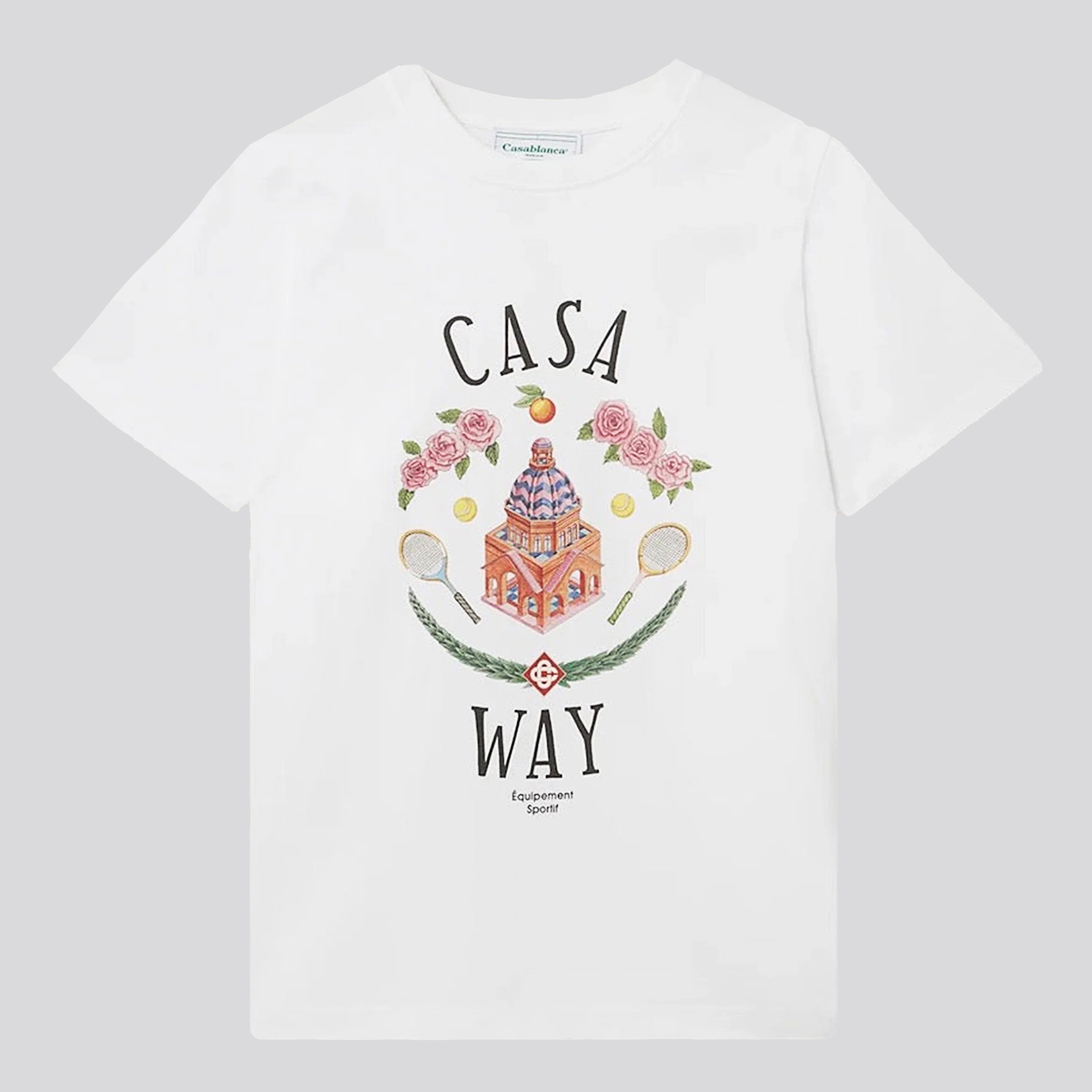 Camiseta Blanca Casablanca Casa Way Printed W