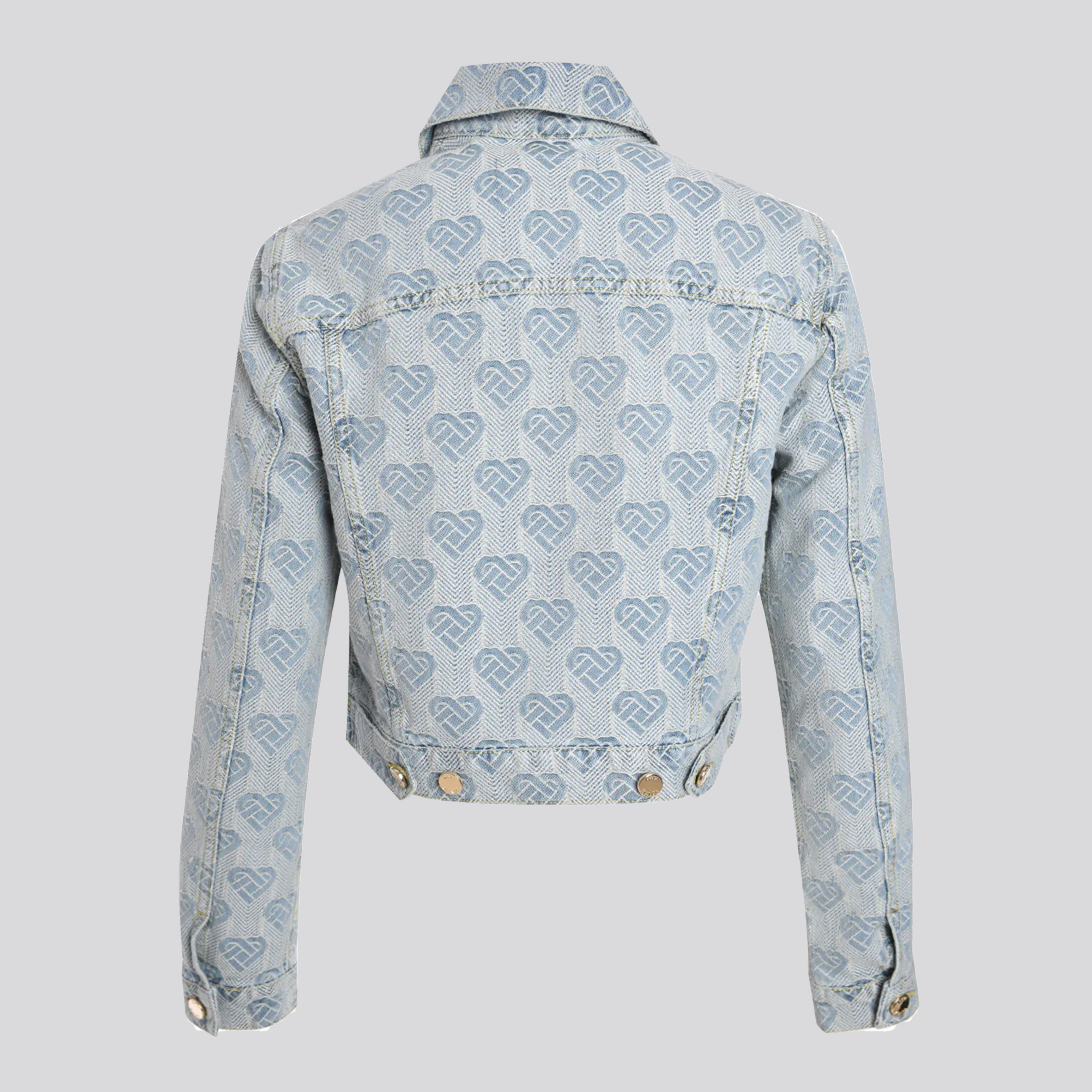 Chaqueta Denim Casablanca Heart Monogram