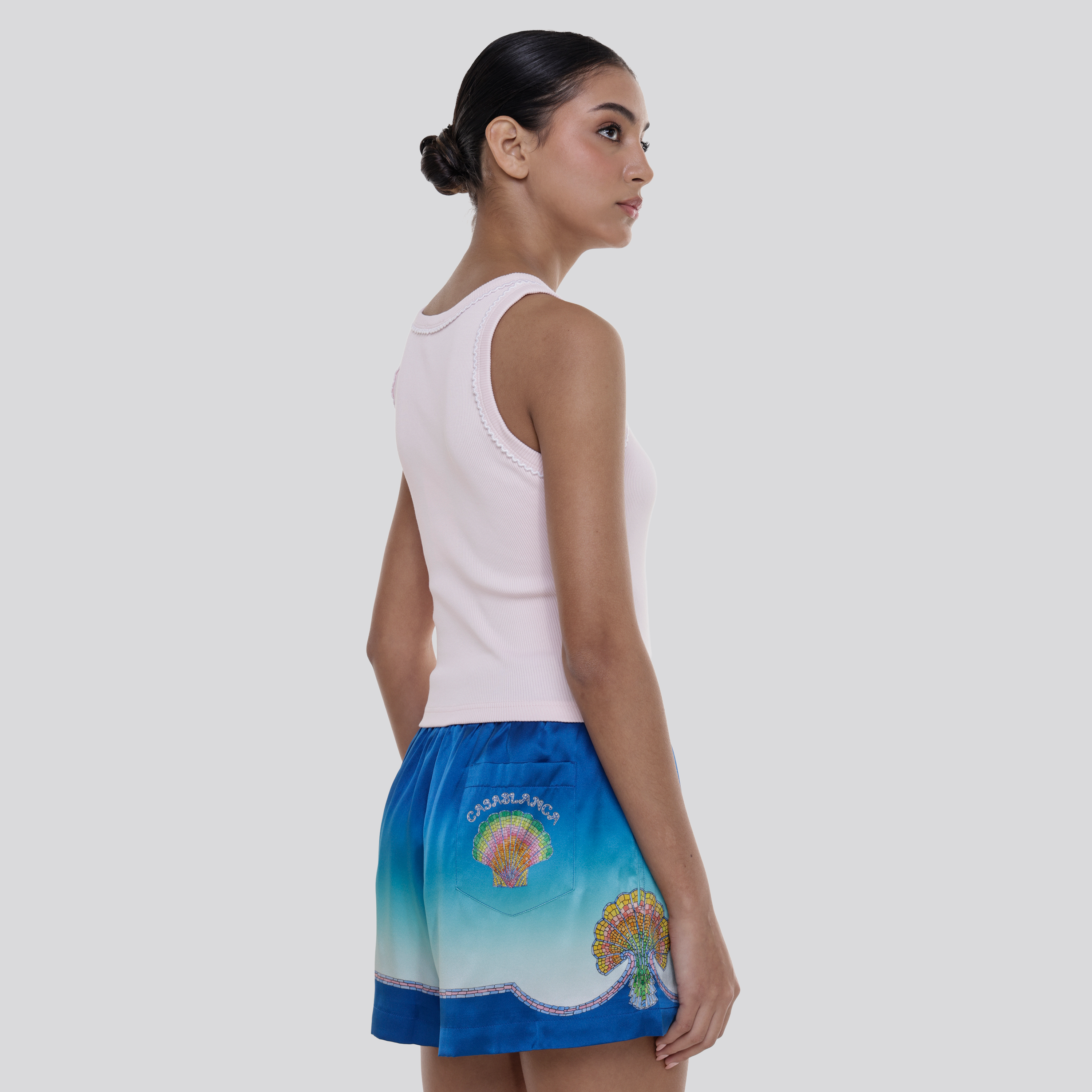 Shorts Azul Casablanca Coquillage