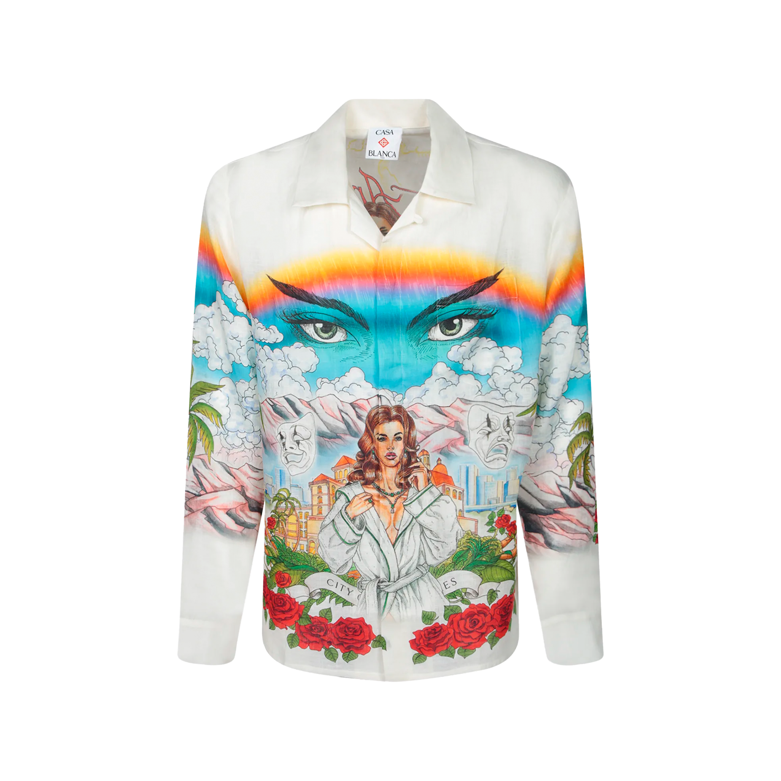 Camisa Multicolor Casablanca Chateau Marmont