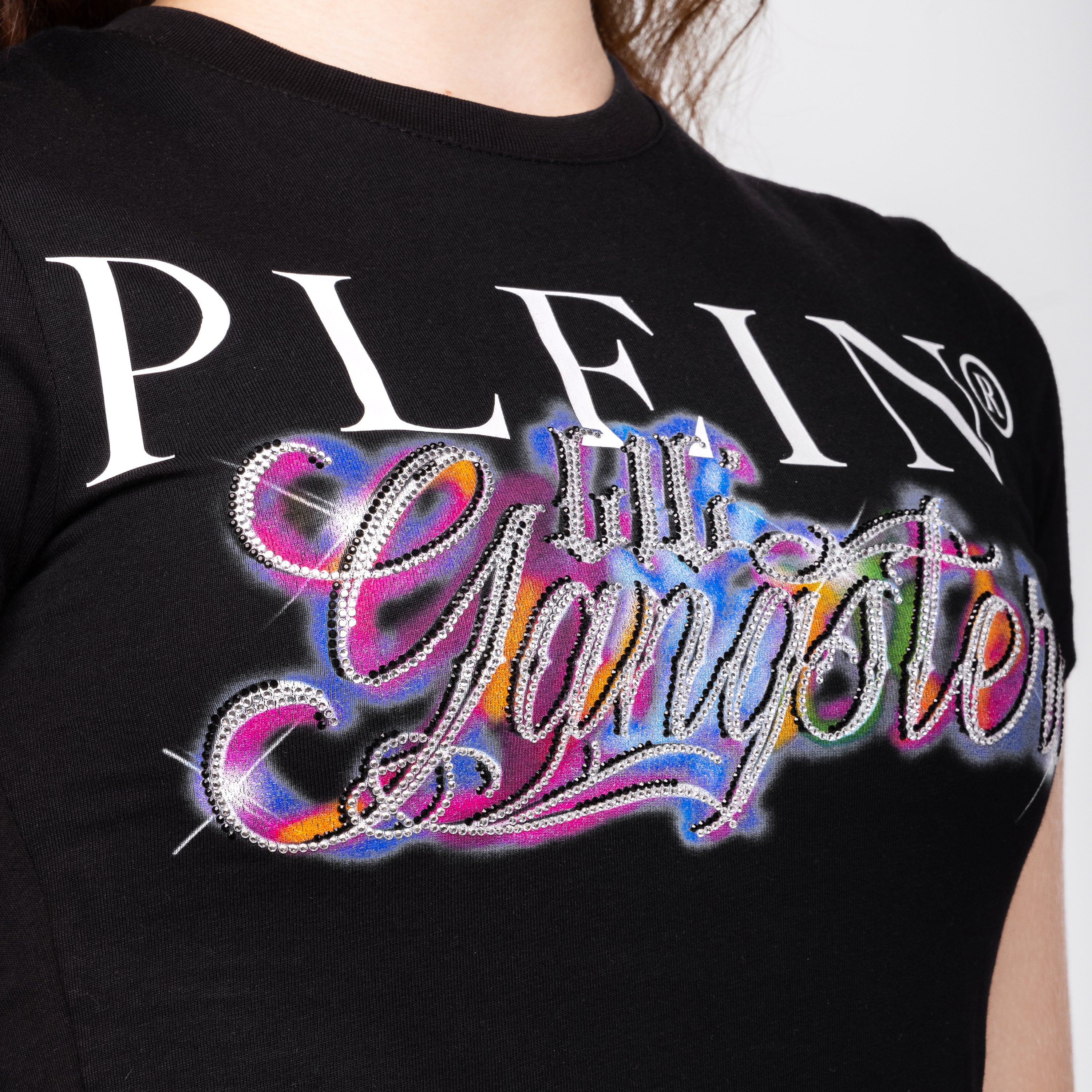 Camiseta Negra Philipp Plein Lil Gangsters