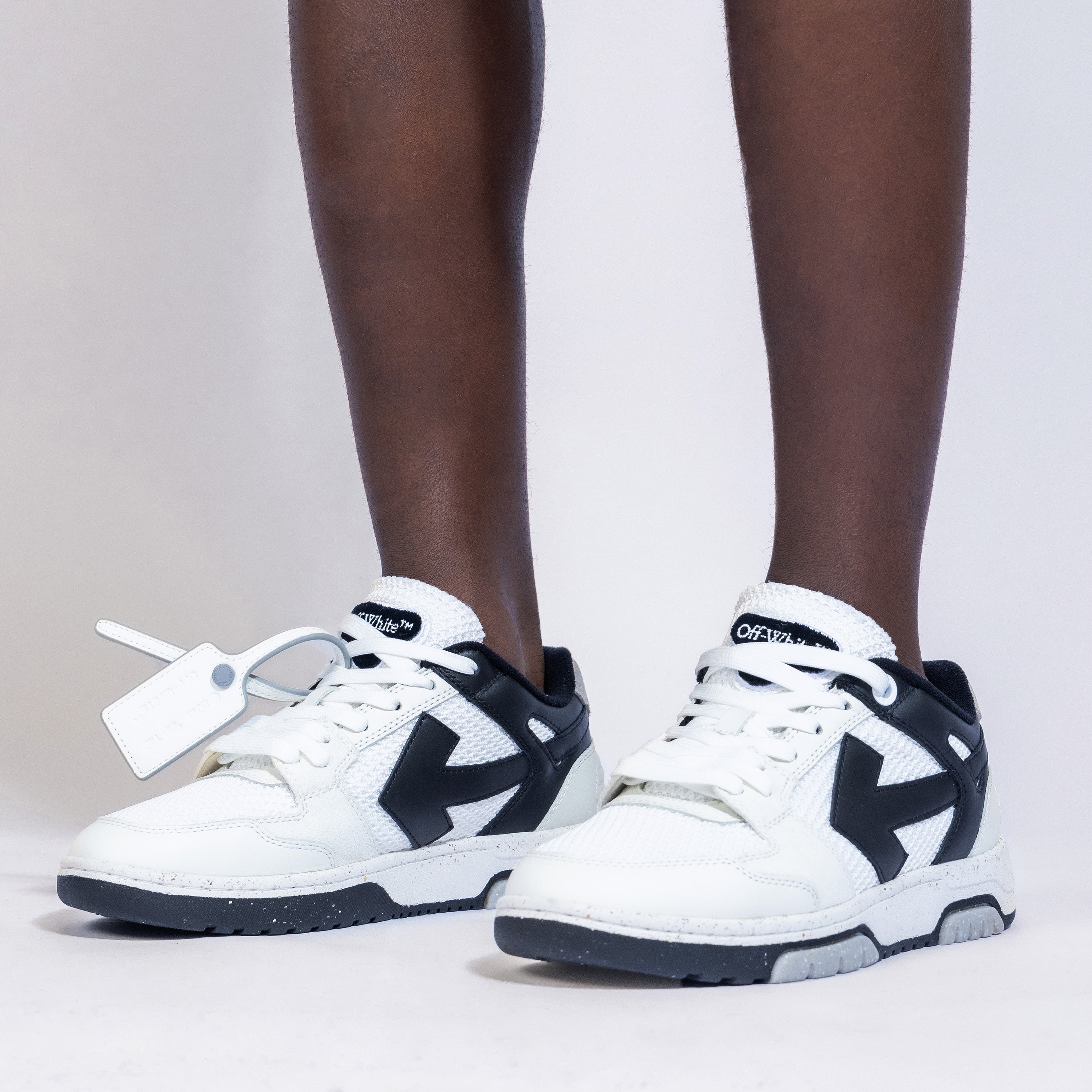 Sneakers Blancos Negro Off-White "OOO" Slim