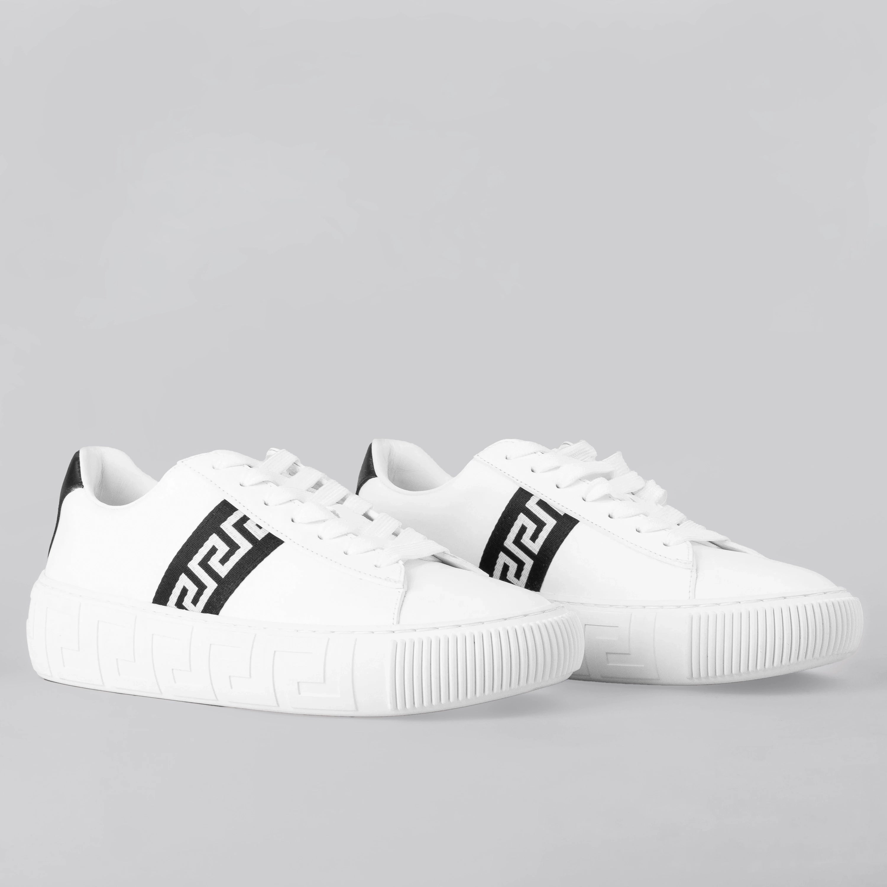 Sneakers Blanco Versace La Greca
