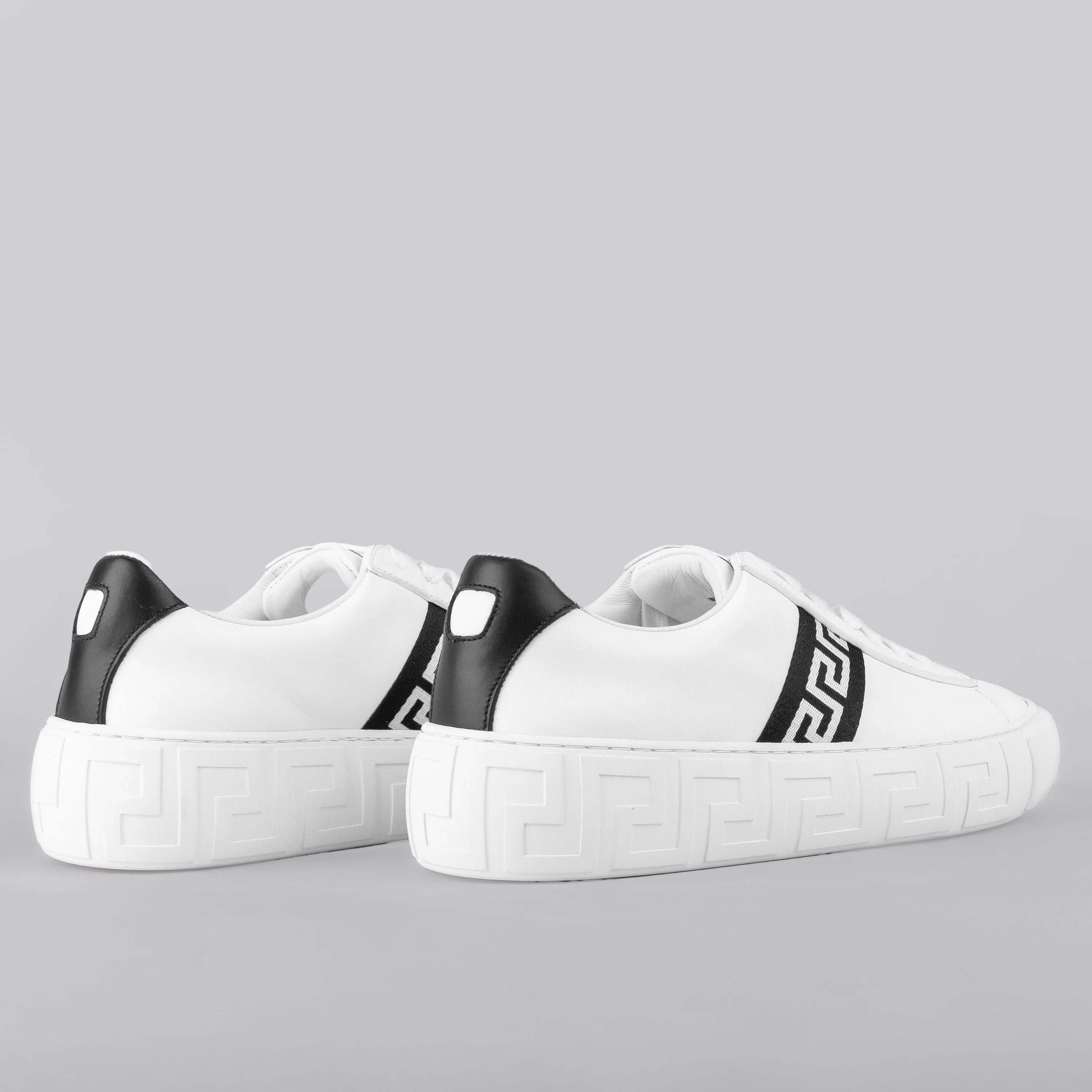 Sneakers Blanco Versace La Greca