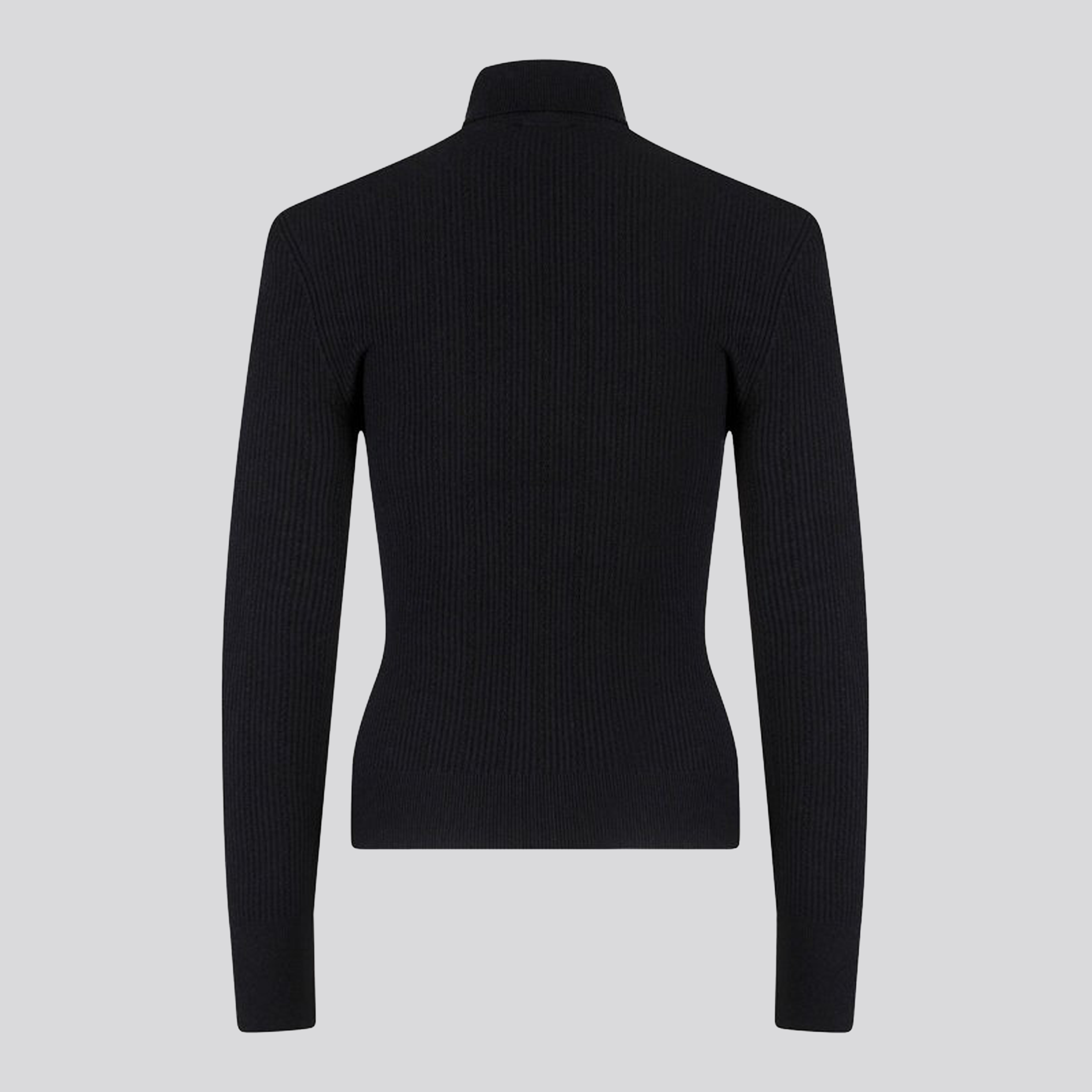 Buzo Negro Balmain High-Neck