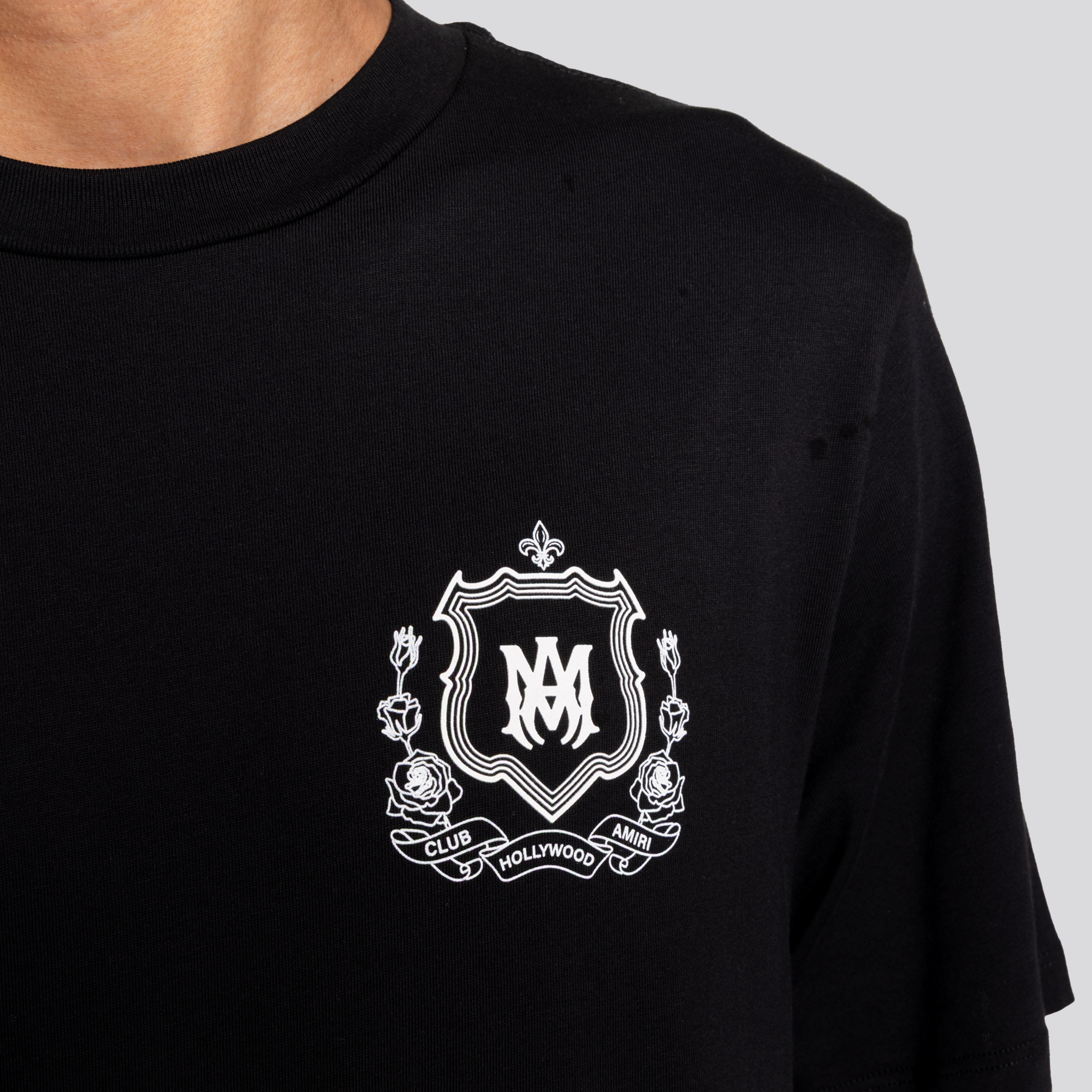 Camiseta Negra AMIRI MA Crest