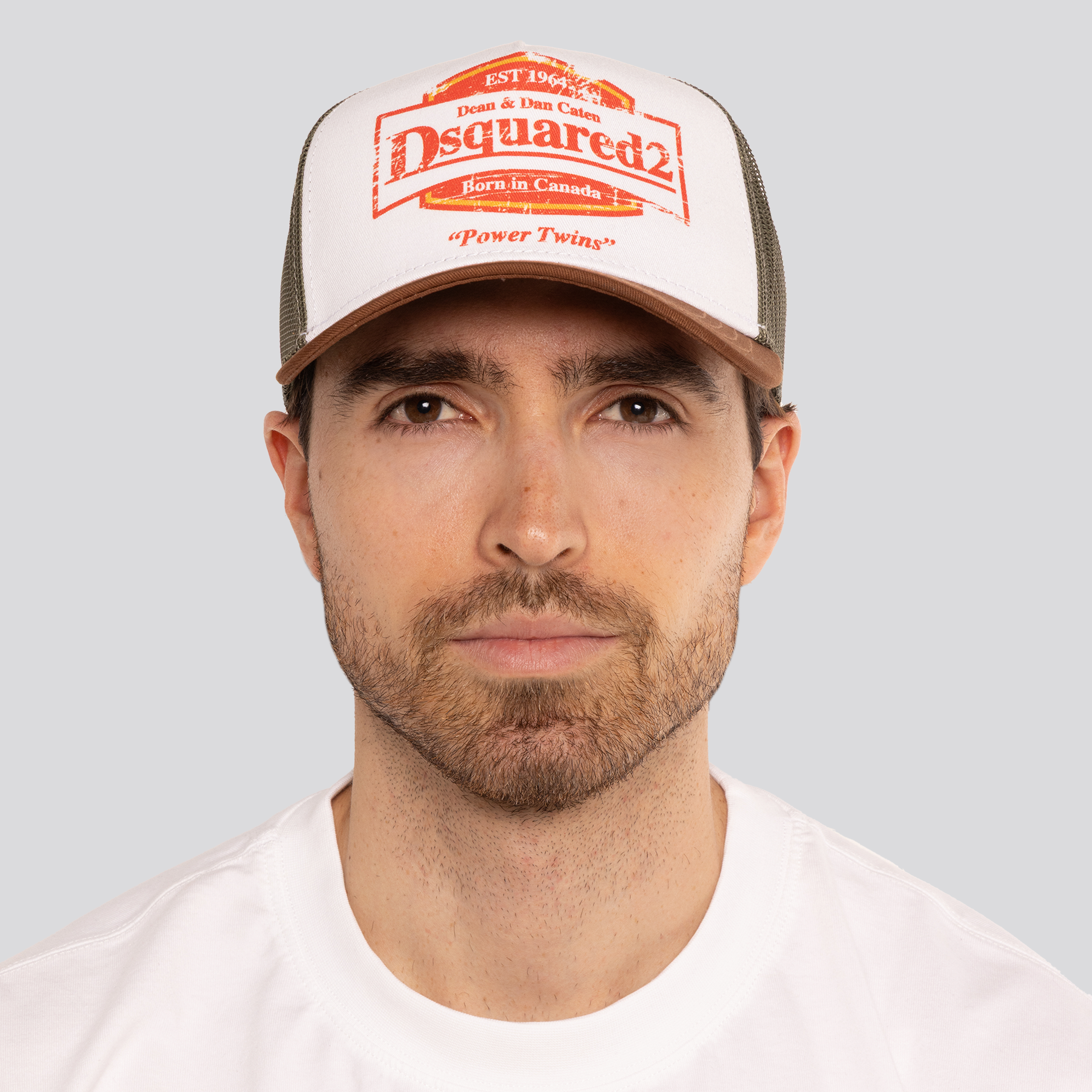 Gorra Blanca Dsquared2 Power Twins