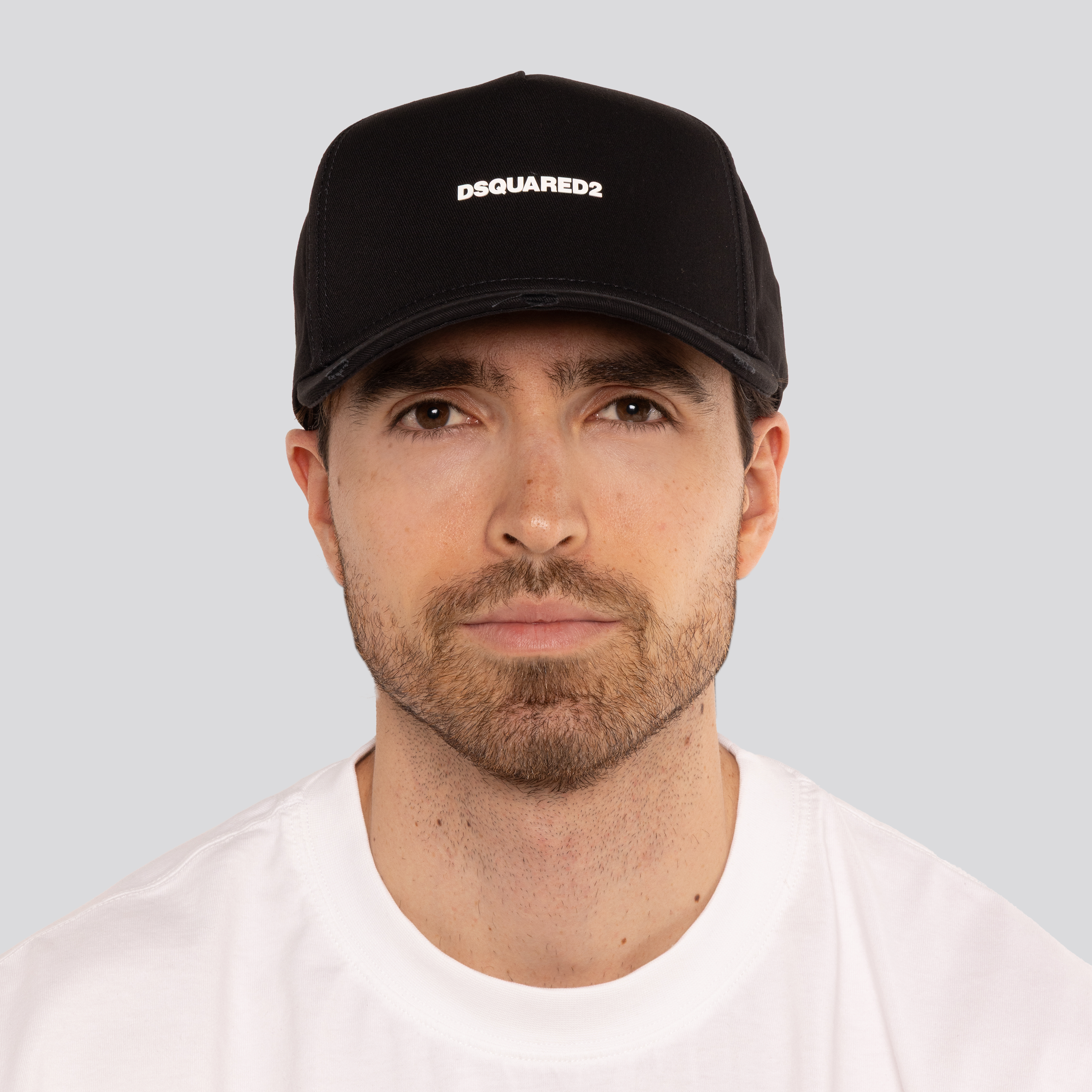 Gorra Negra Dsquared2 Nylon Plaque