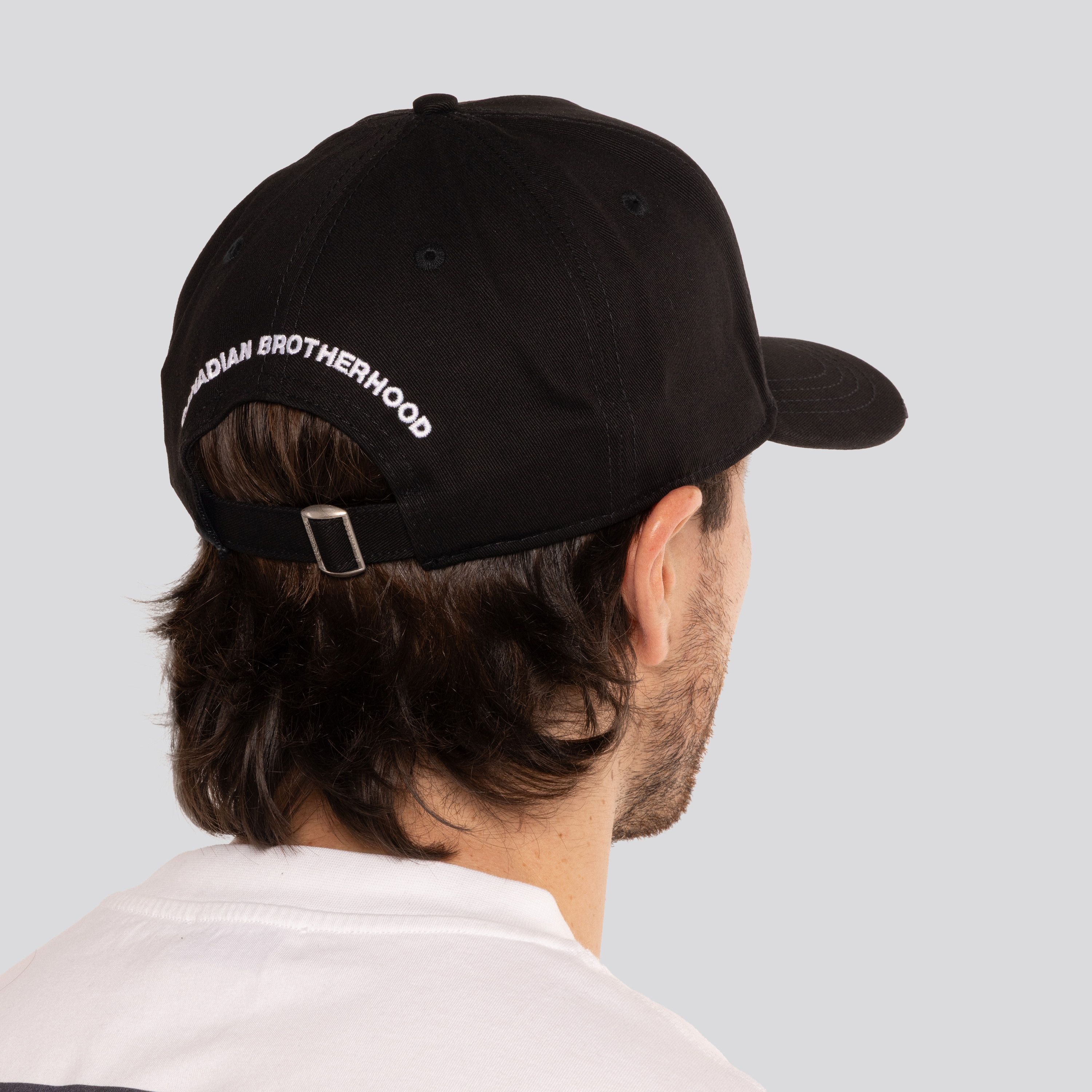 Gorra Negra Dsquared2 Nylon Plaque