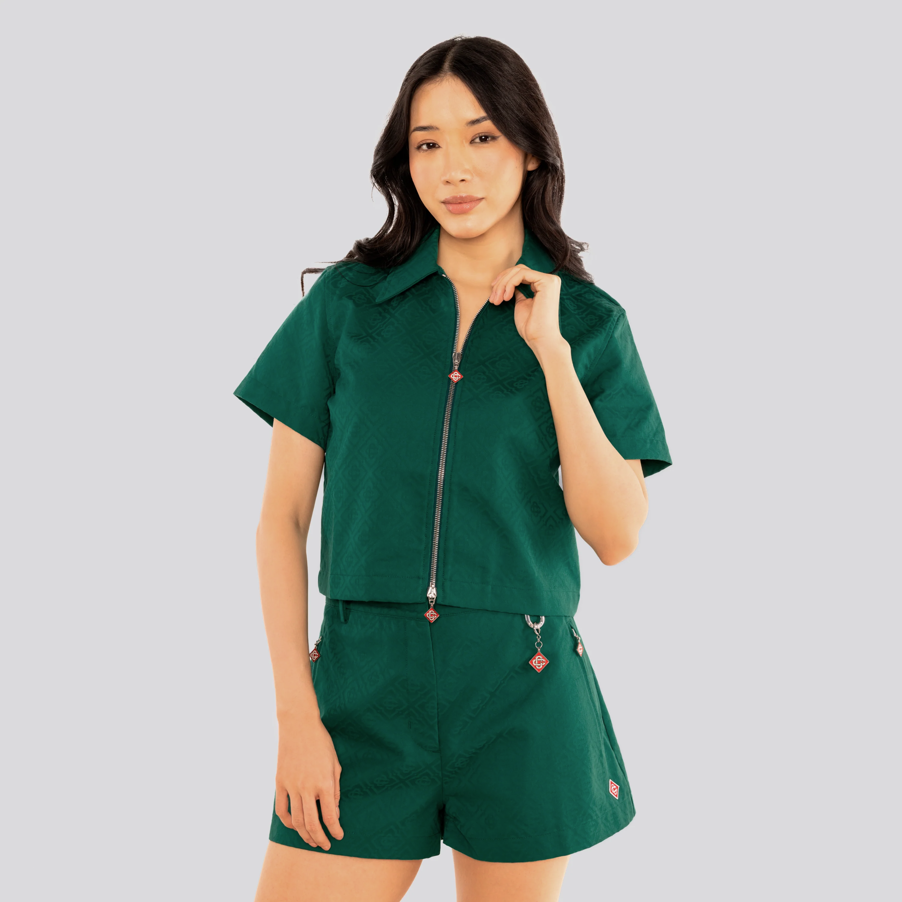 Short Verde Casablanca Monogram Hiking