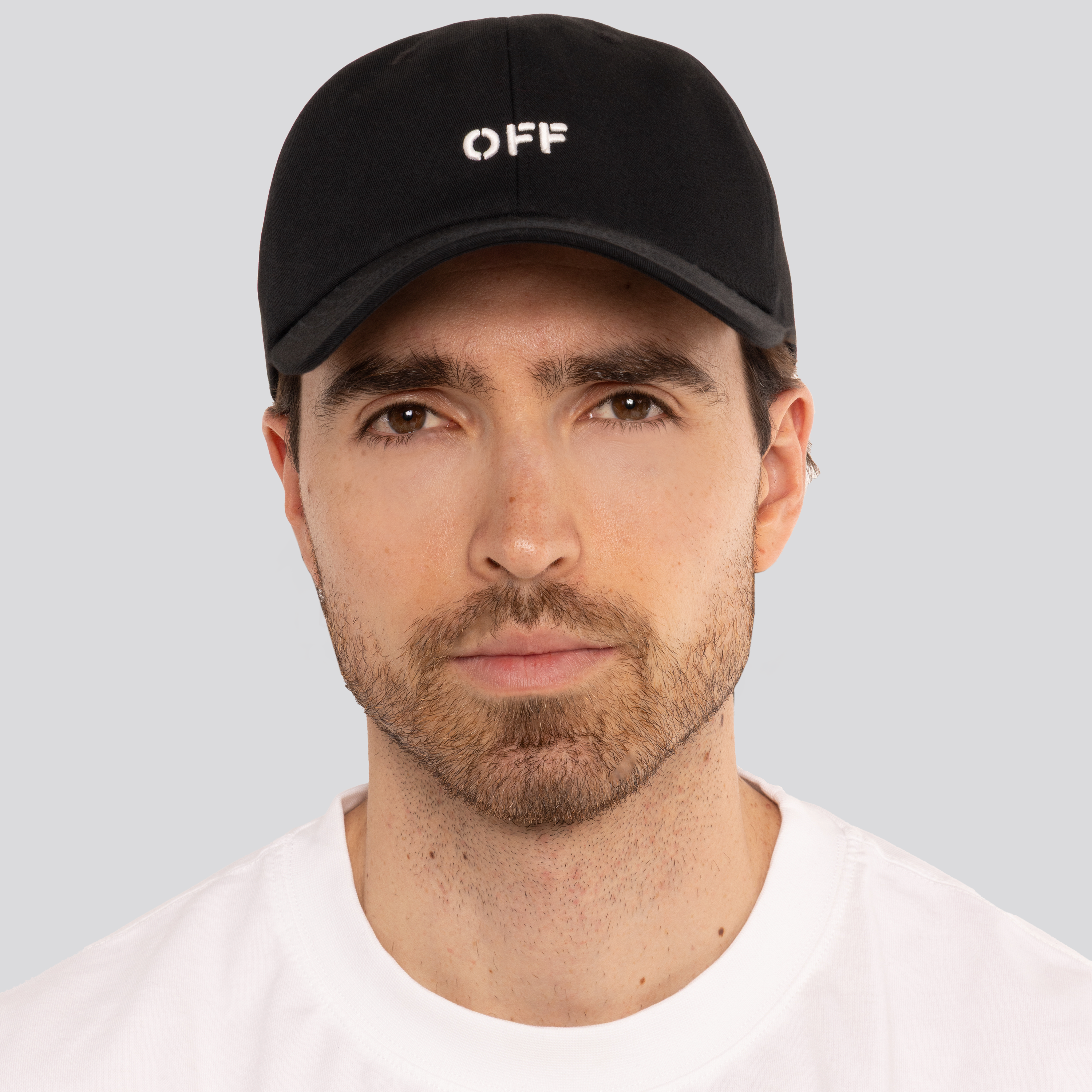 Gorra Negra Off-White Logo