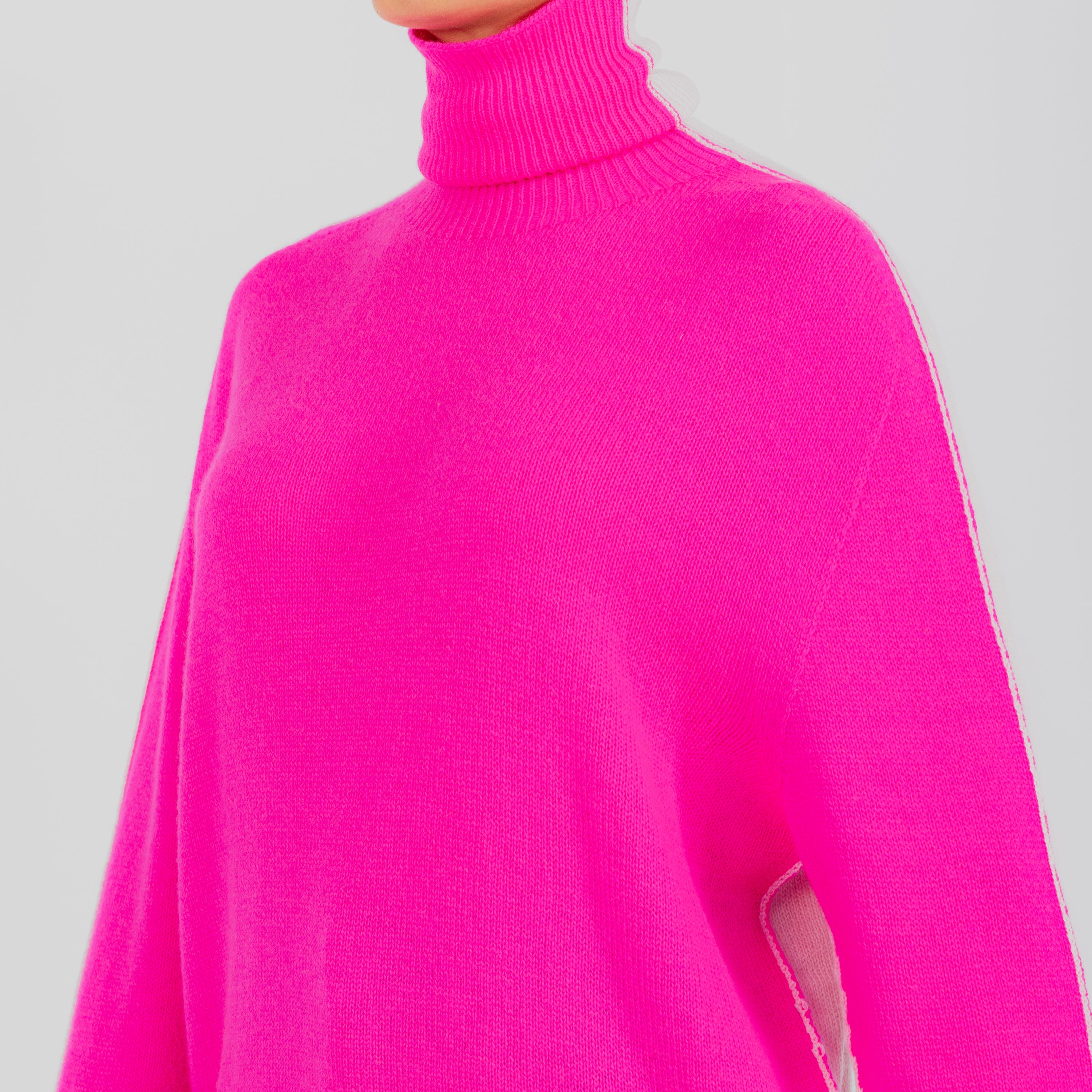 Suéter Fucsia Dsquared2 Turtle Neck